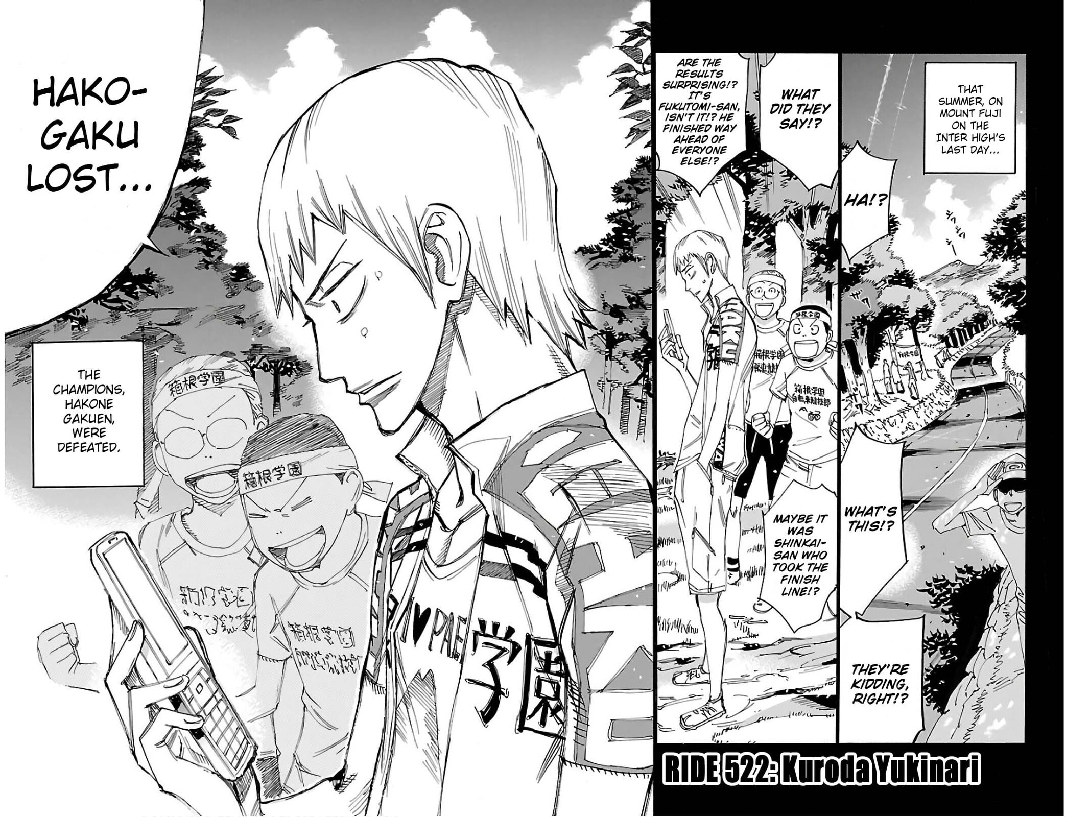 Yowamushi Pedal Chapter 522 page 4 - 