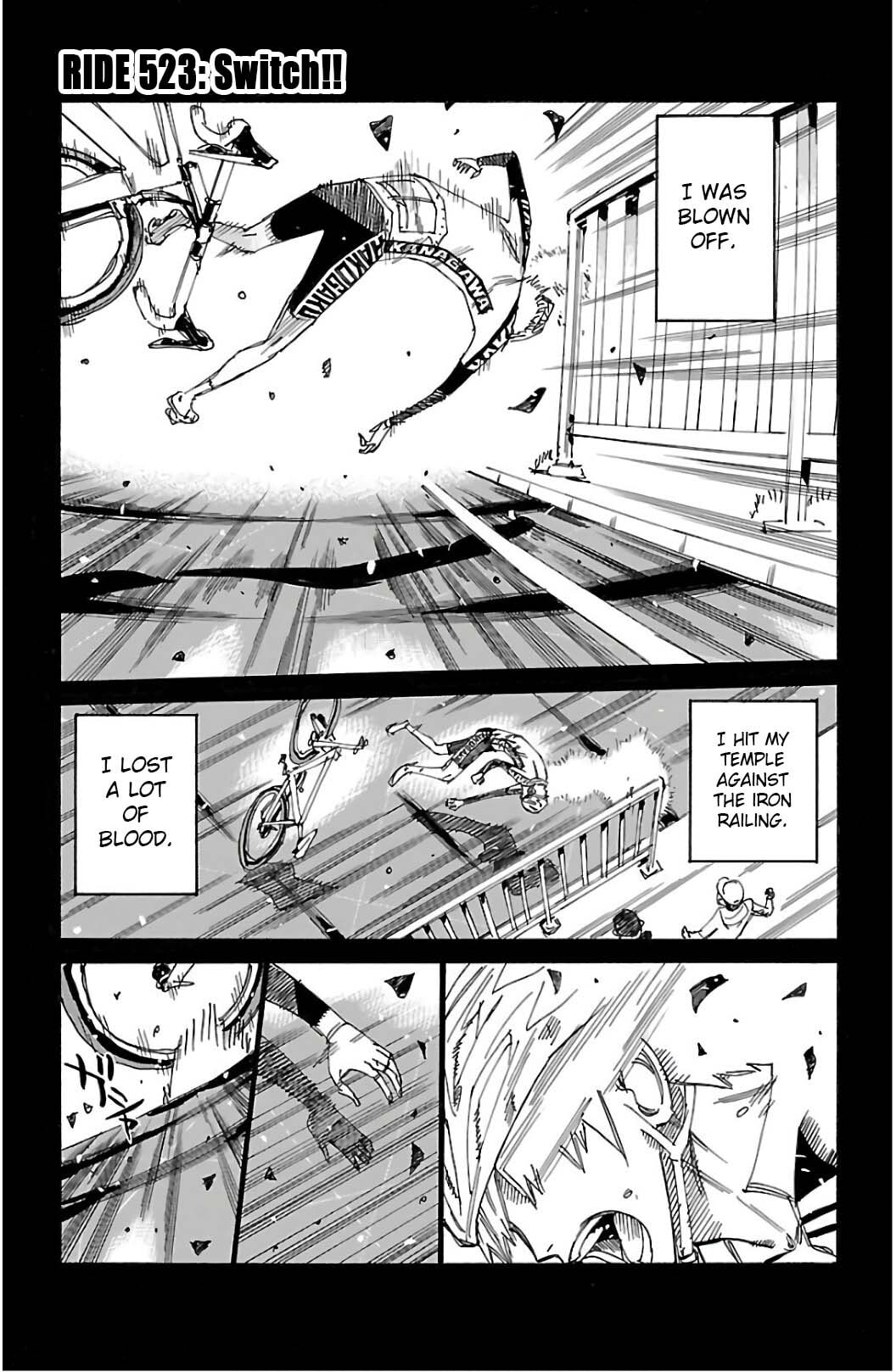 Yowamushi Pedal Chapter 523 page 1 - 