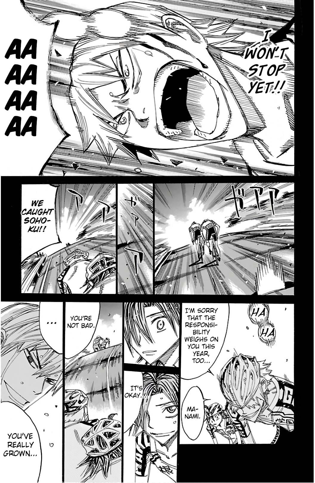 Yowamushi Pedal Chapter 523 page 14 - 