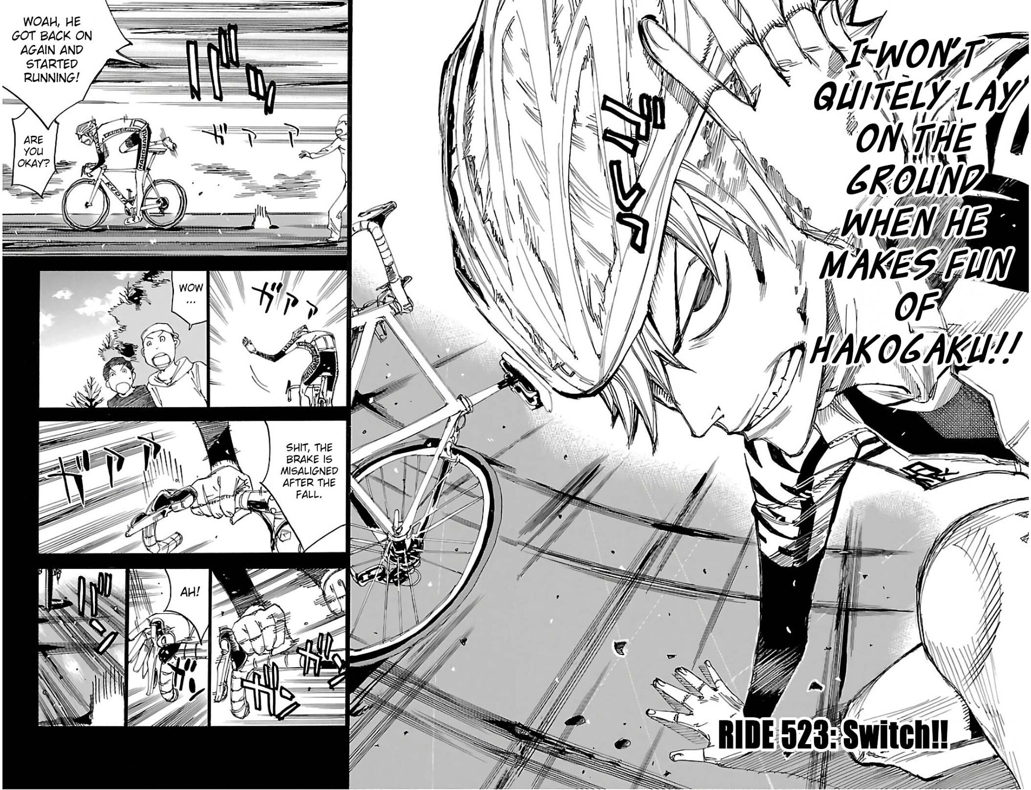 Yowamushi Pedal Chapter 523 page 4 - 