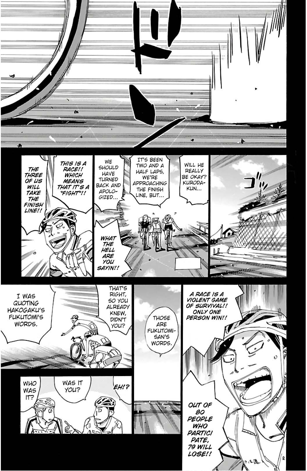 Yowamushi Pedal Chapter 523 page 6 - 