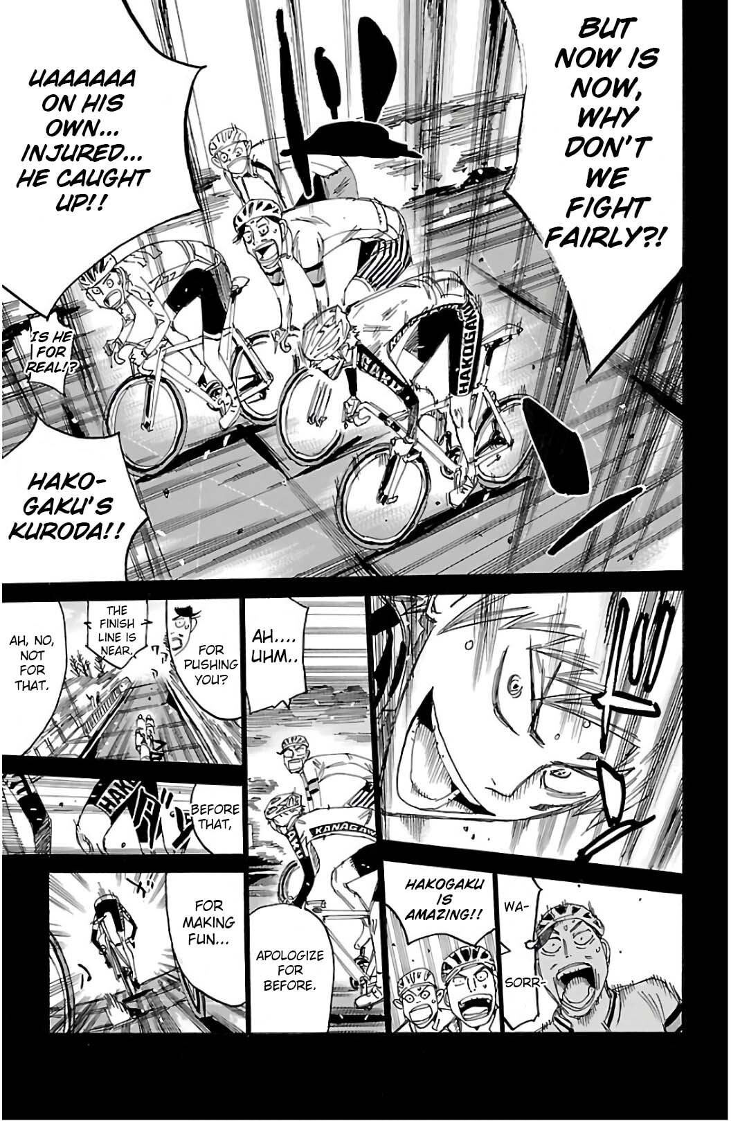 Yowamushi Pedal Chapter 523 page 8 - 