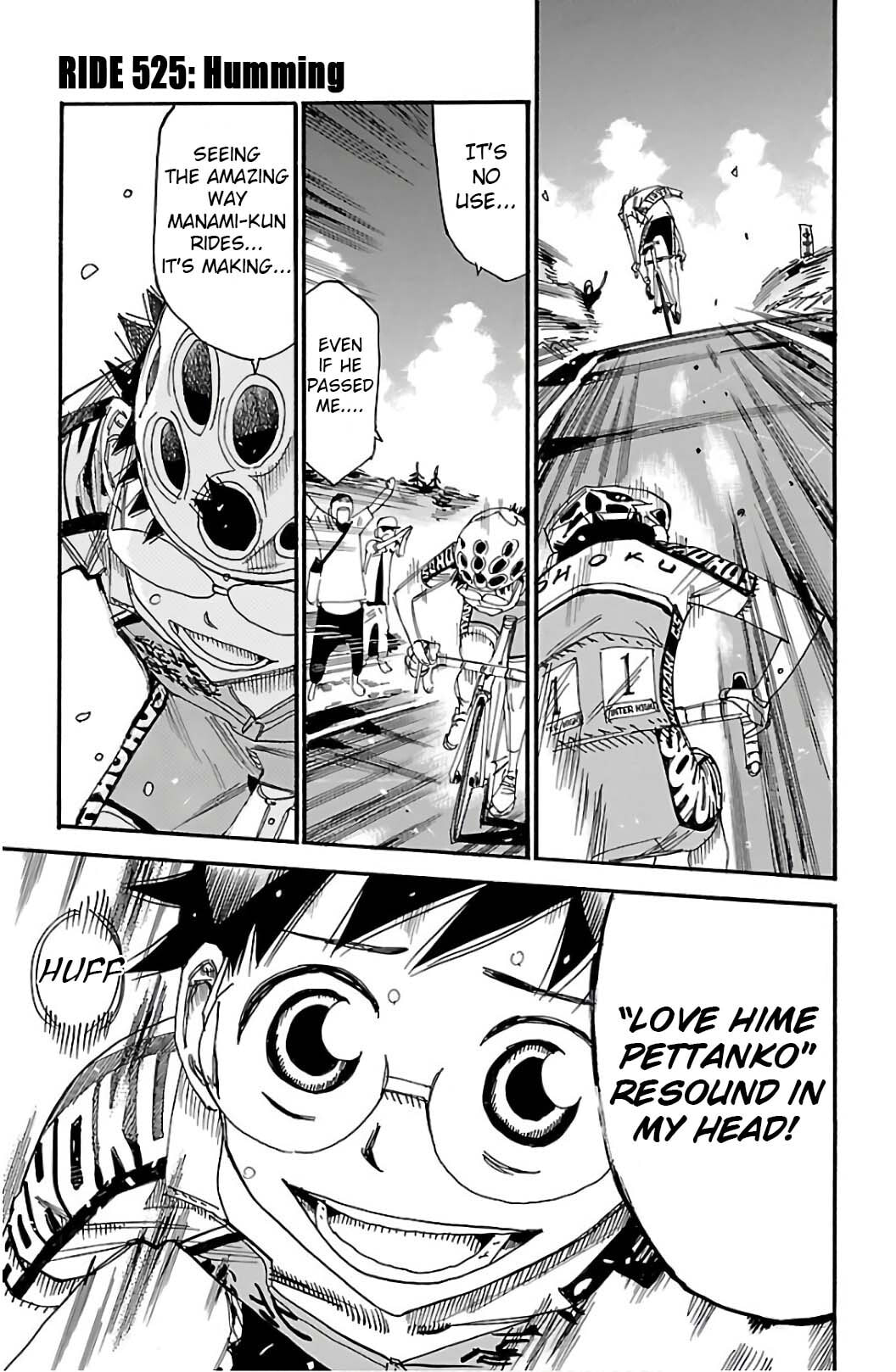 Yowamushi Pedal Chapter 525 page 1 - 