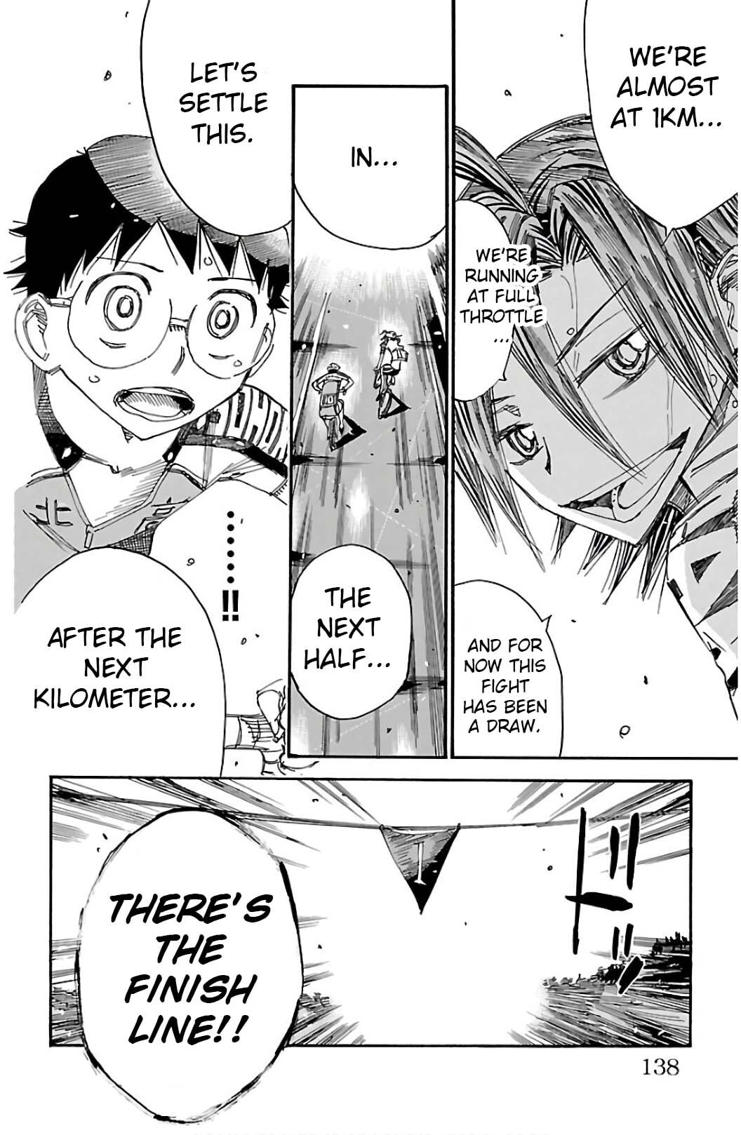 Yowamushi Pedal Chapter 525 page 14 - 
