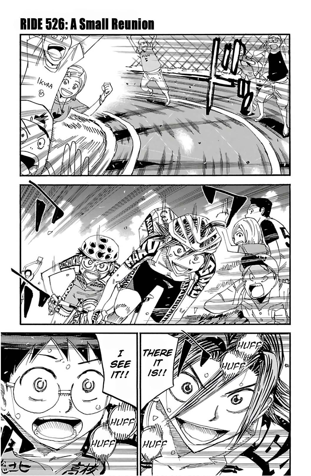Yowamushi Pedal Chapter 526 page 1 - 