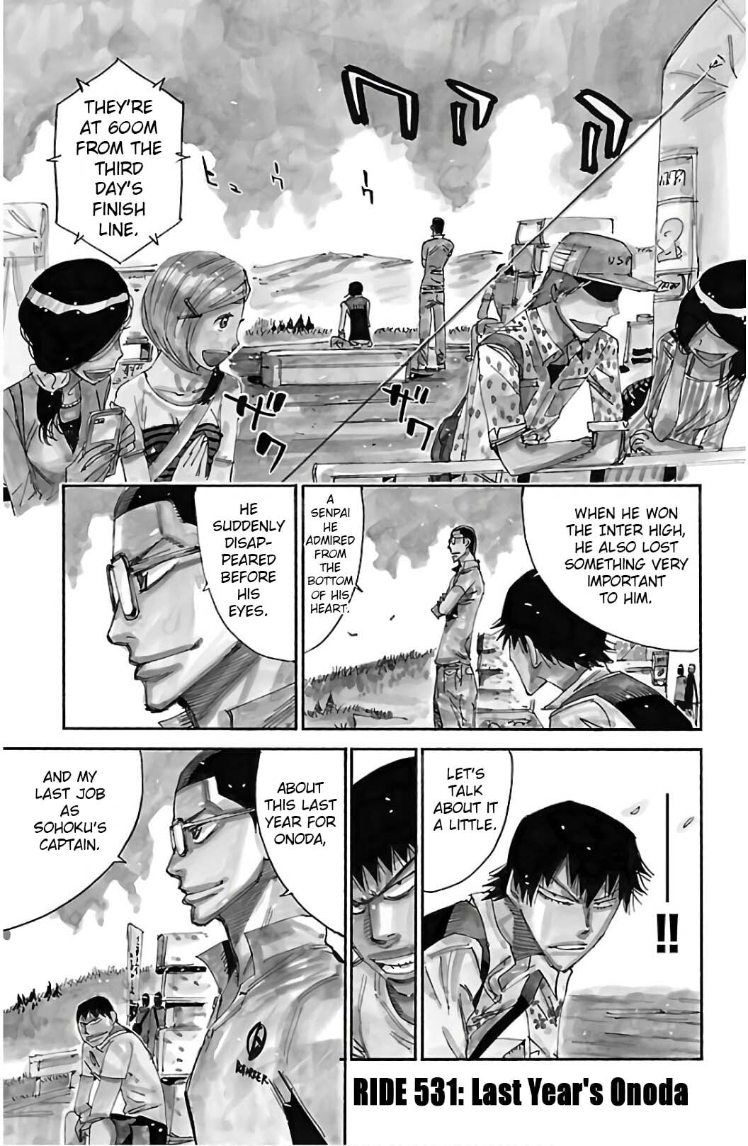 Yowamushi Pedal Chapter 531 page 1 - 