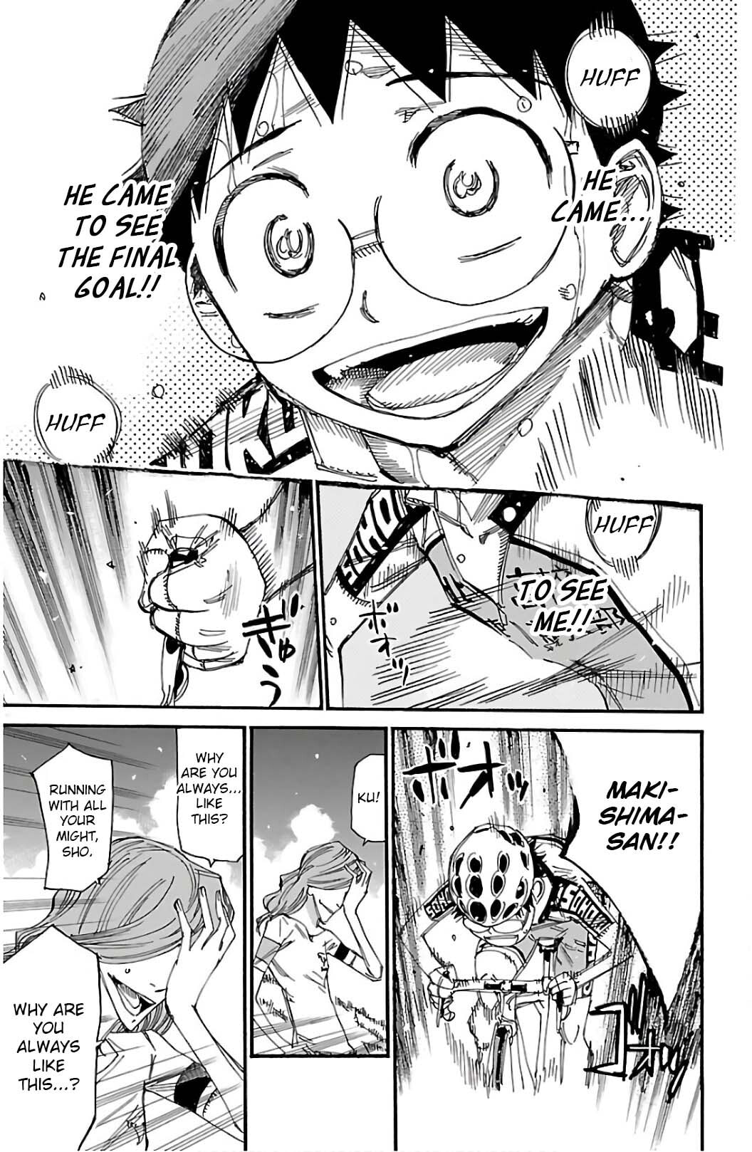 Yowamushi Pedal Chapter 534 page 15 - 