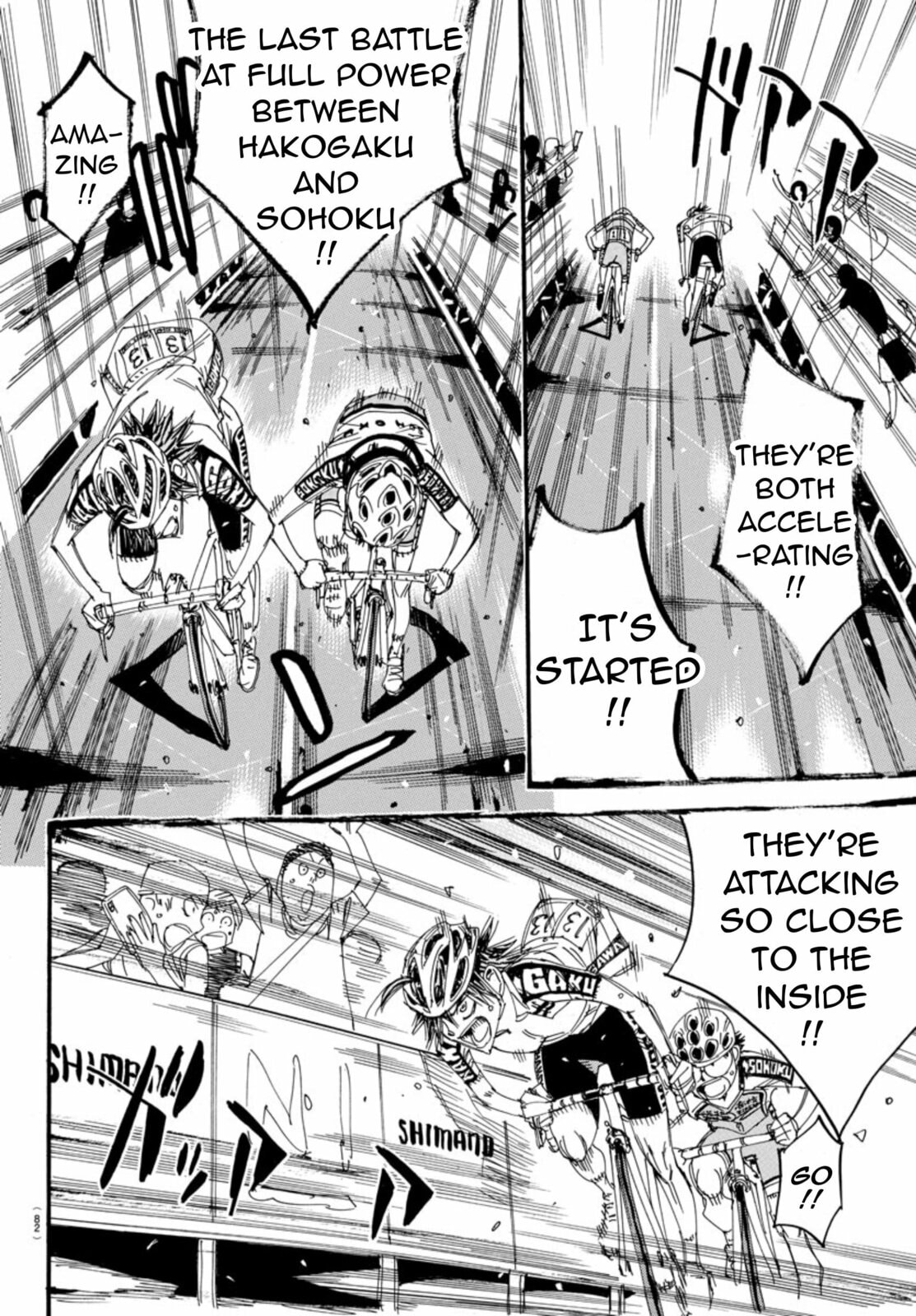 Yowamushi Pedal Chapter 536 page 15 - 