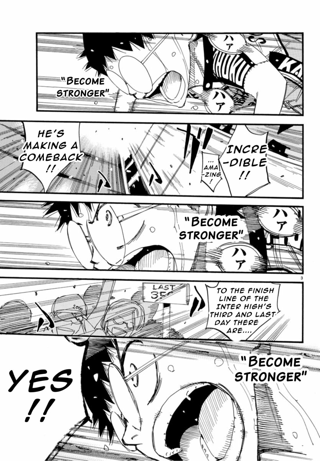 Yowamushi Pedal Chapter 536 page 4 - 