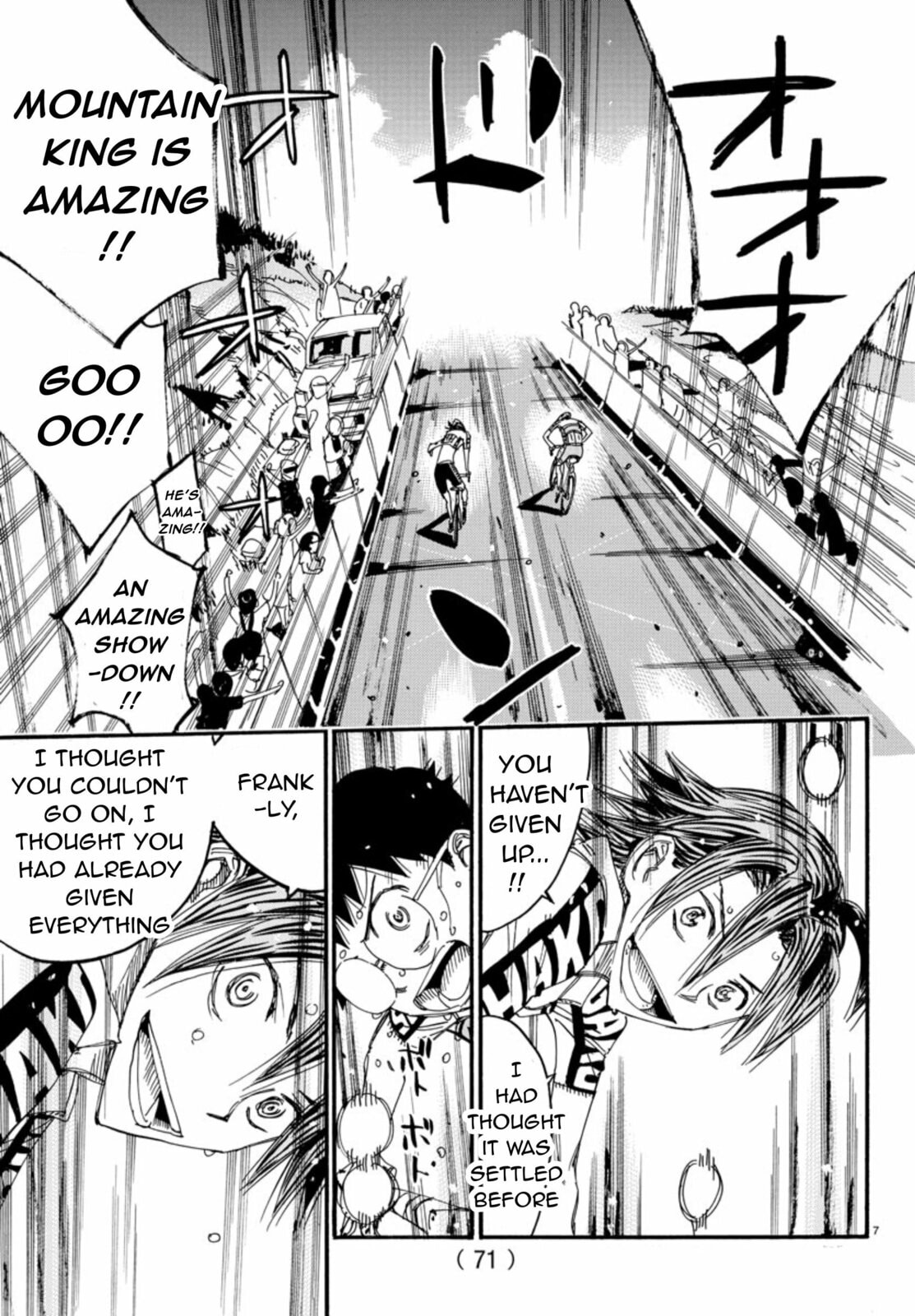 Yowamushi Pedal Chapter 536 page 7 - 