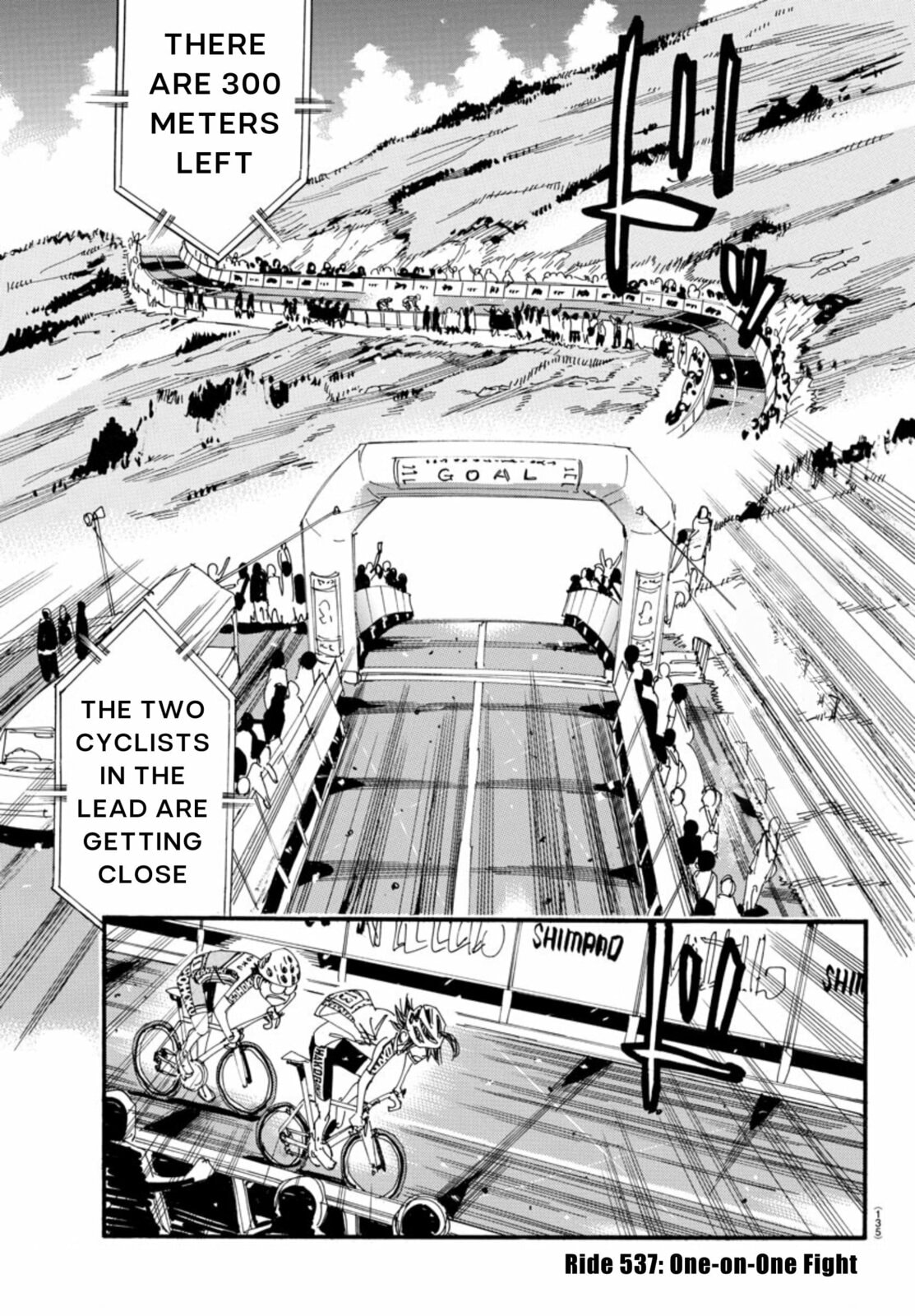 Yowamushi Pedal Chapter 537 page 2 - 