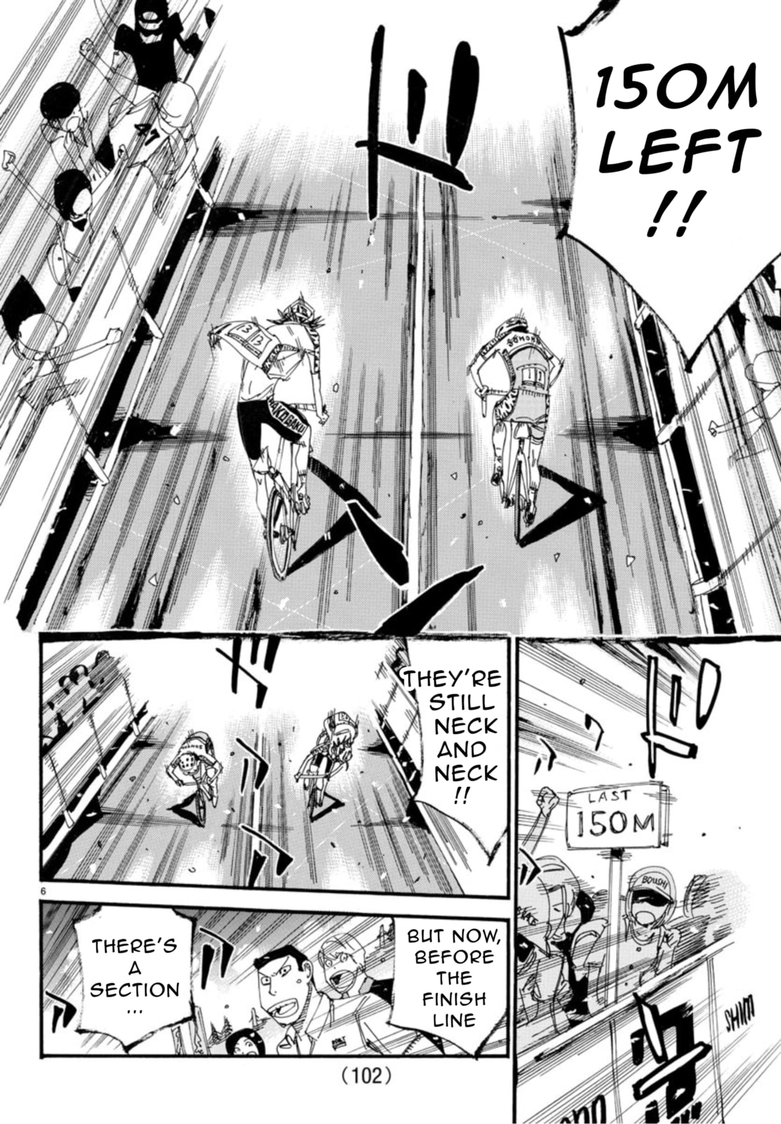 Yowamushi Pedal Chapter 538 page 6 - 