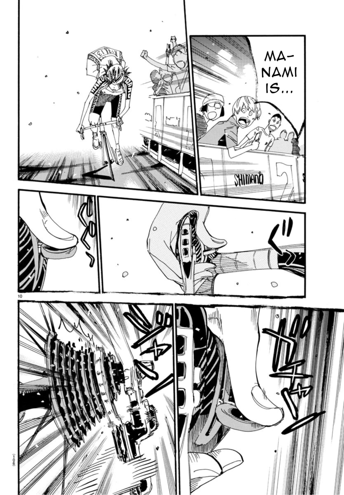Yowamushi Pedal Chapter 538 page 10 - 