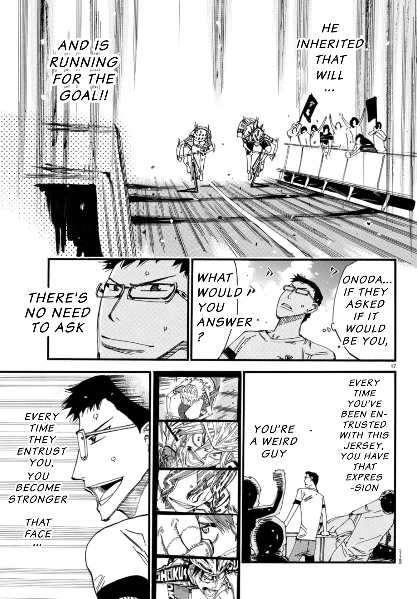 Yowamushi Pedal Chapter 539 page 14 - 