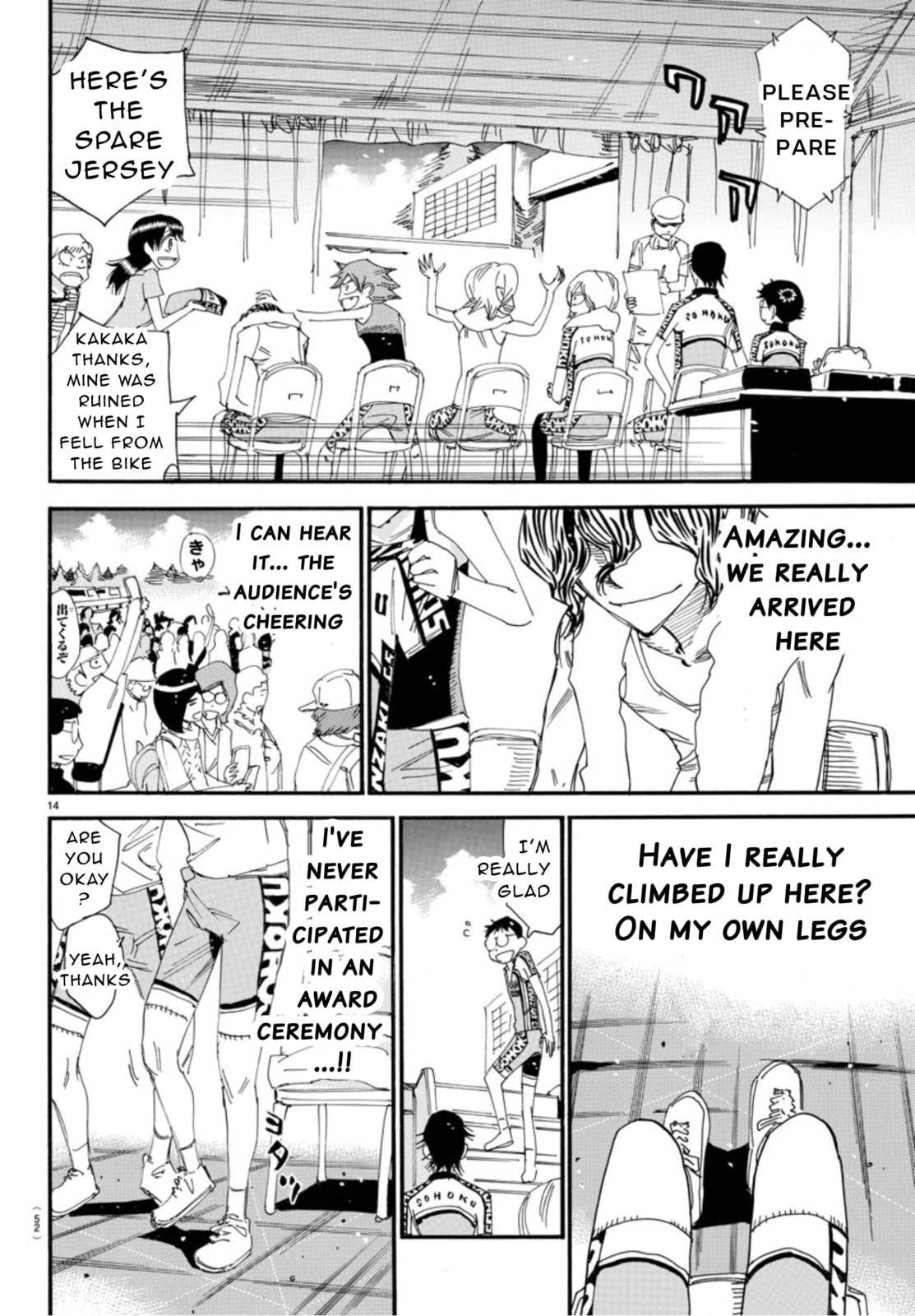 Yowamushi Pedal Chapter 543 page 13 - 
