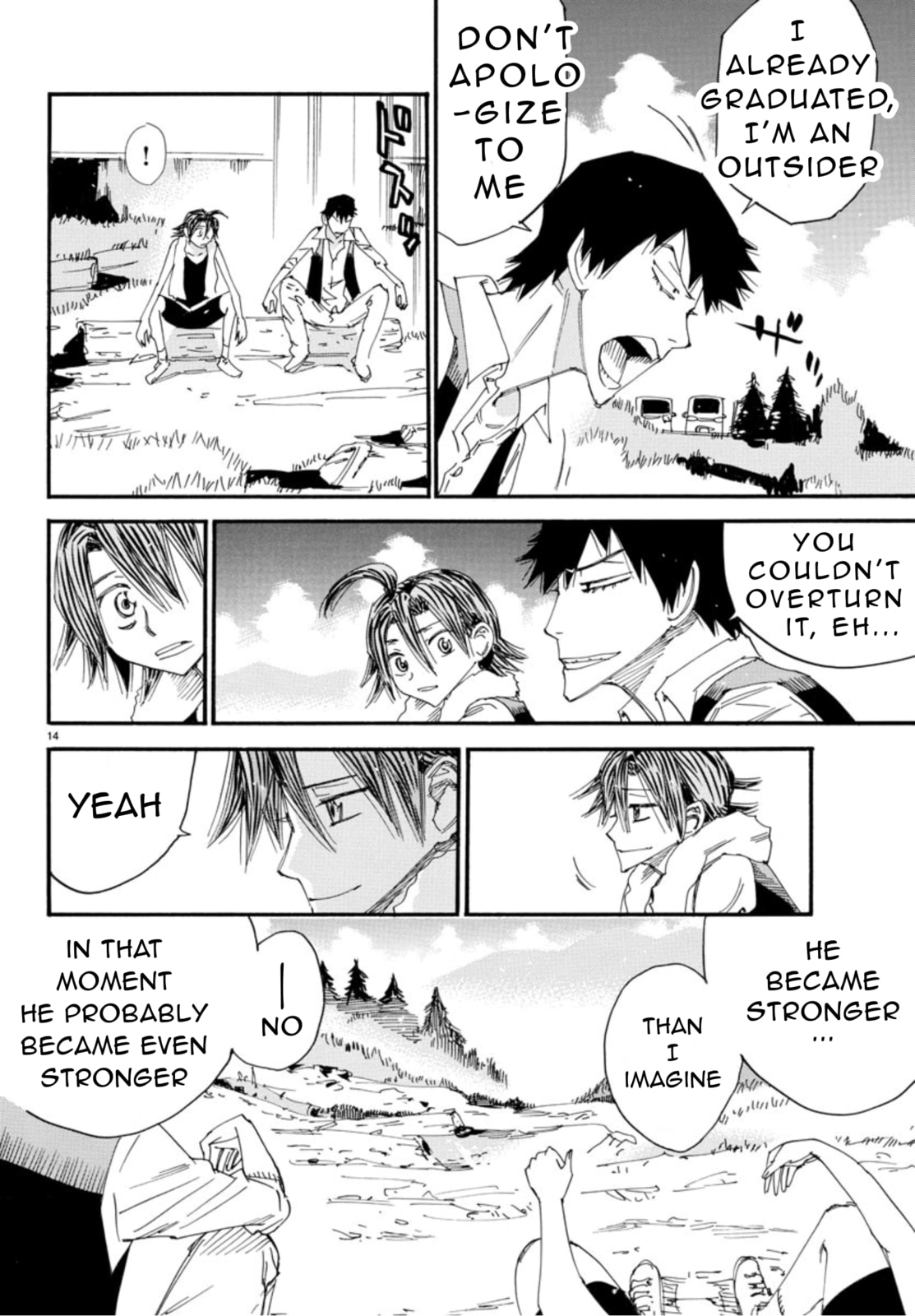 Yowamushi Pedal Chapter 544 page 12 - 