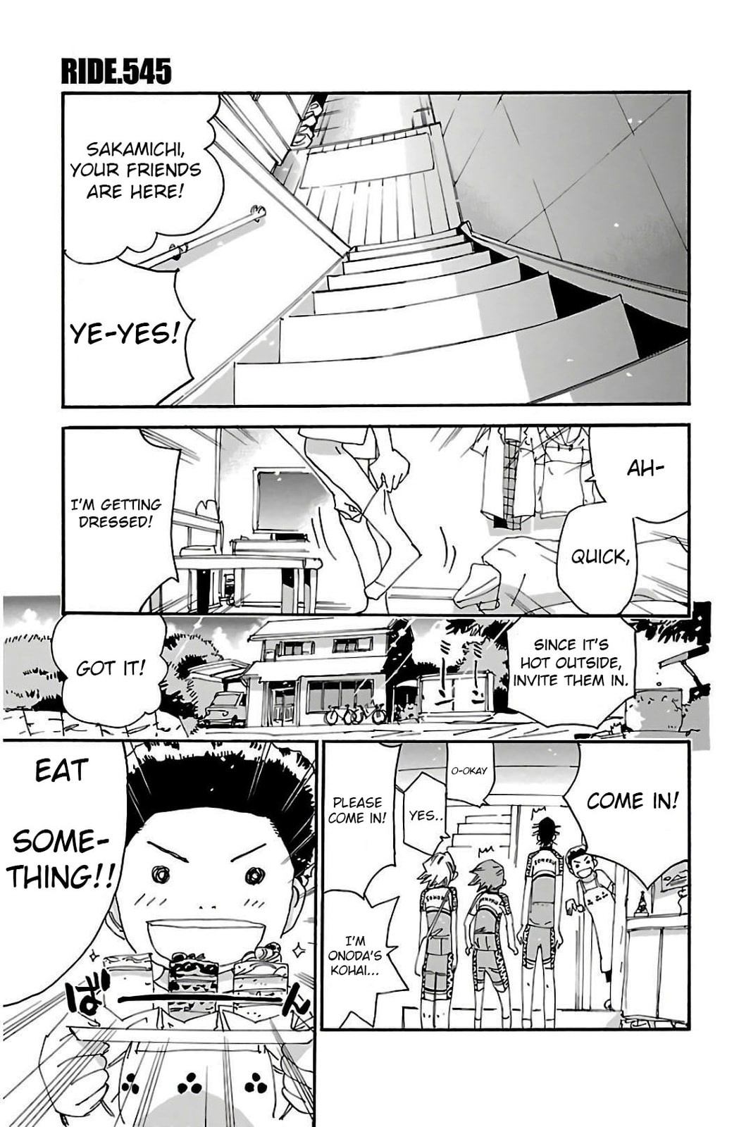 Yowamushi Pedal Chapter 545 page 1 - 