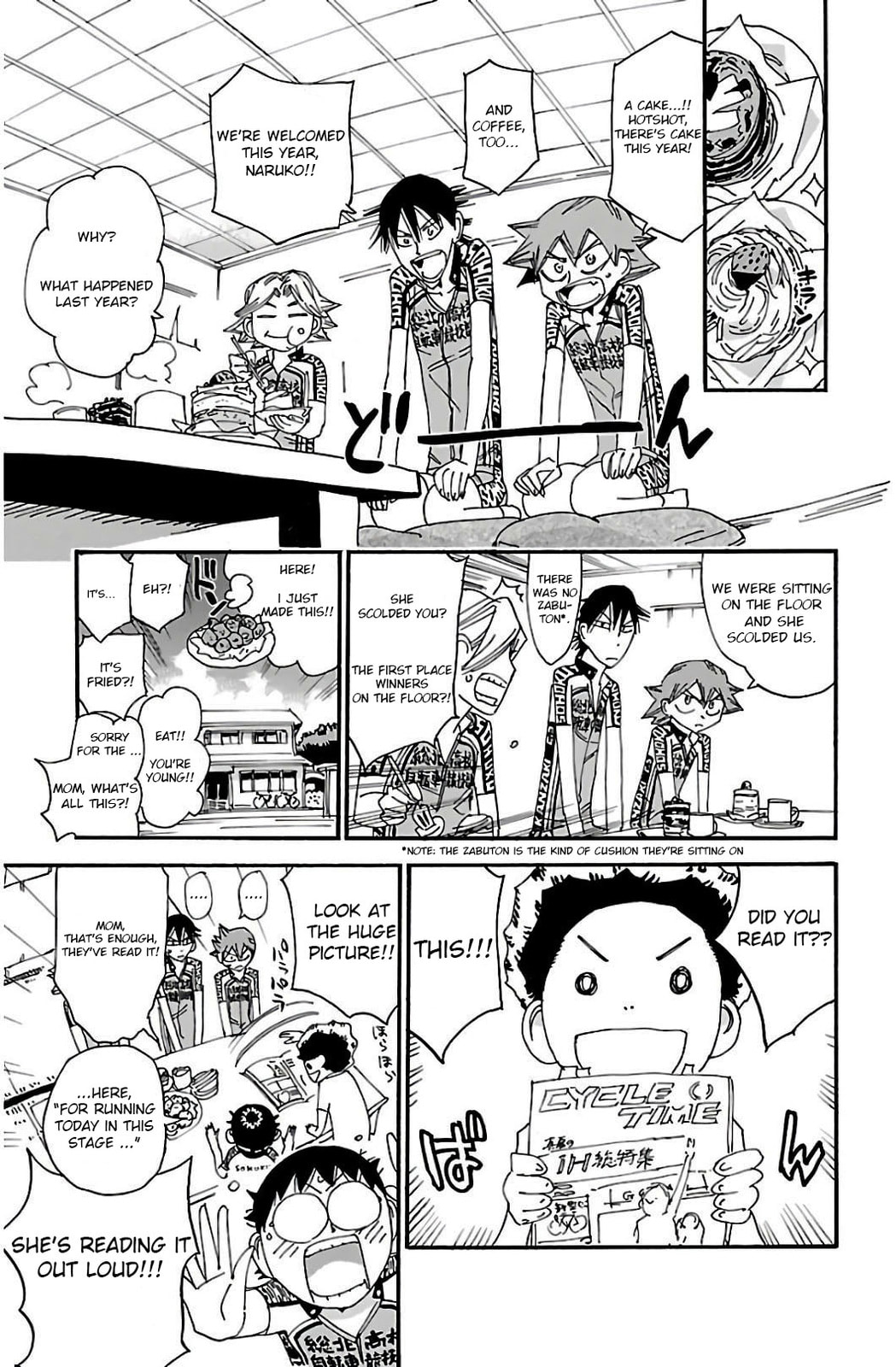 Yowamushi Pedal Chapter 545 page 3 - 