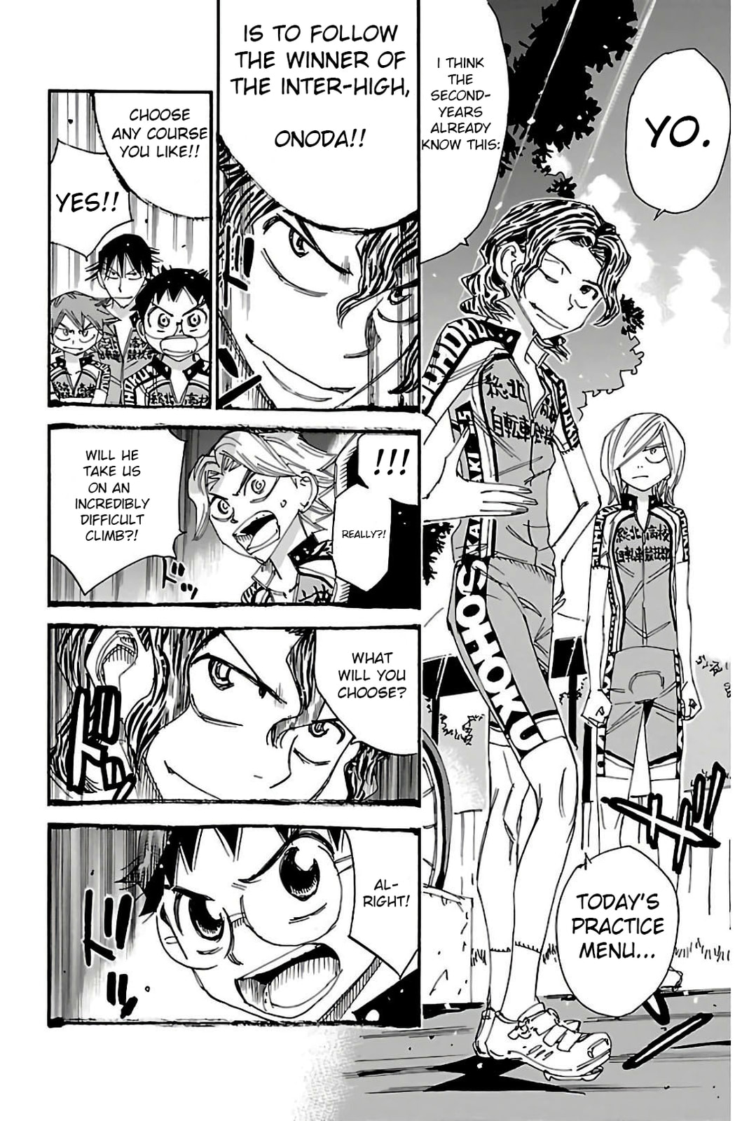 Yowamushi Pedal Chapter 545 page 8 - 