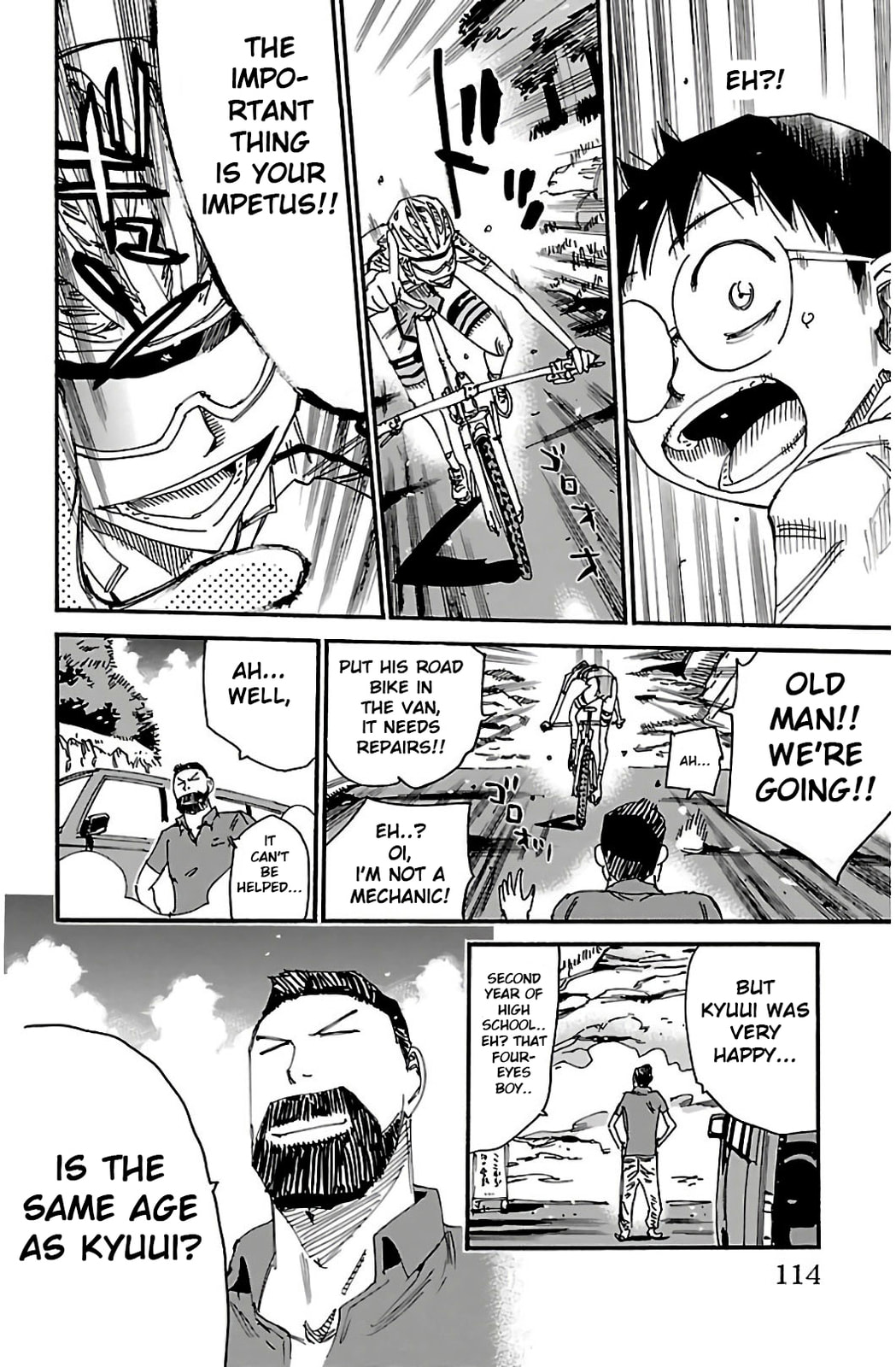 Yowamushi Pedal Chapter 549 page 18 - 