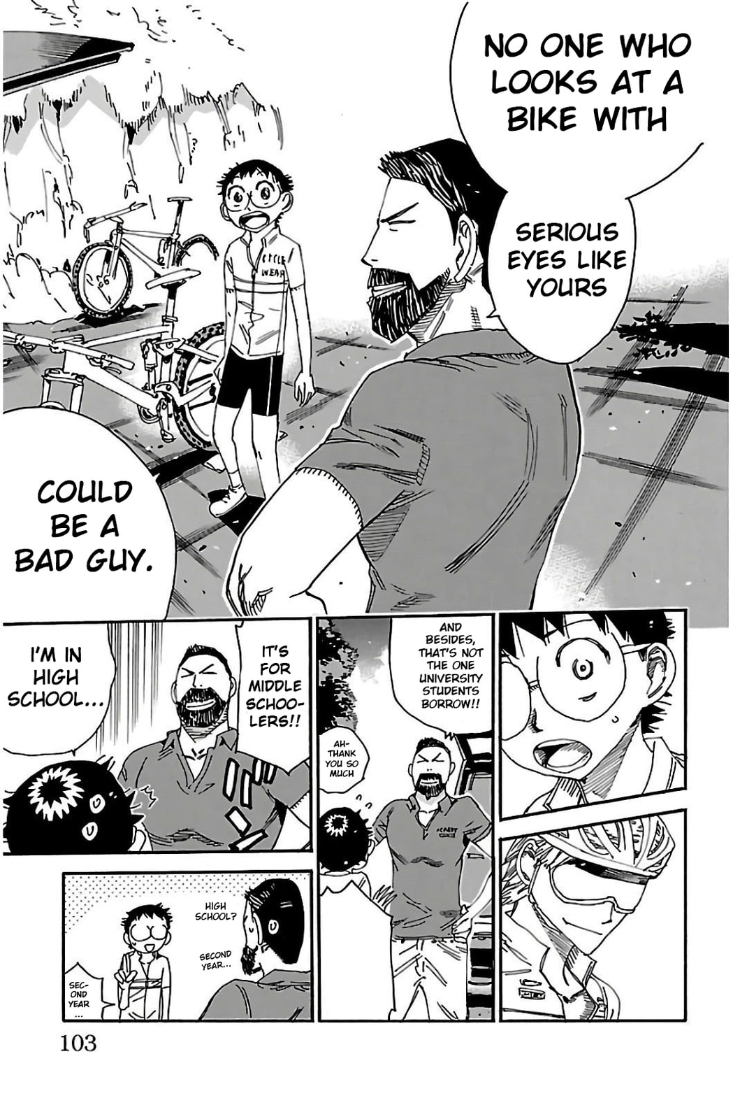 Yowamushi Pedal Chapter 549 page 8 - 