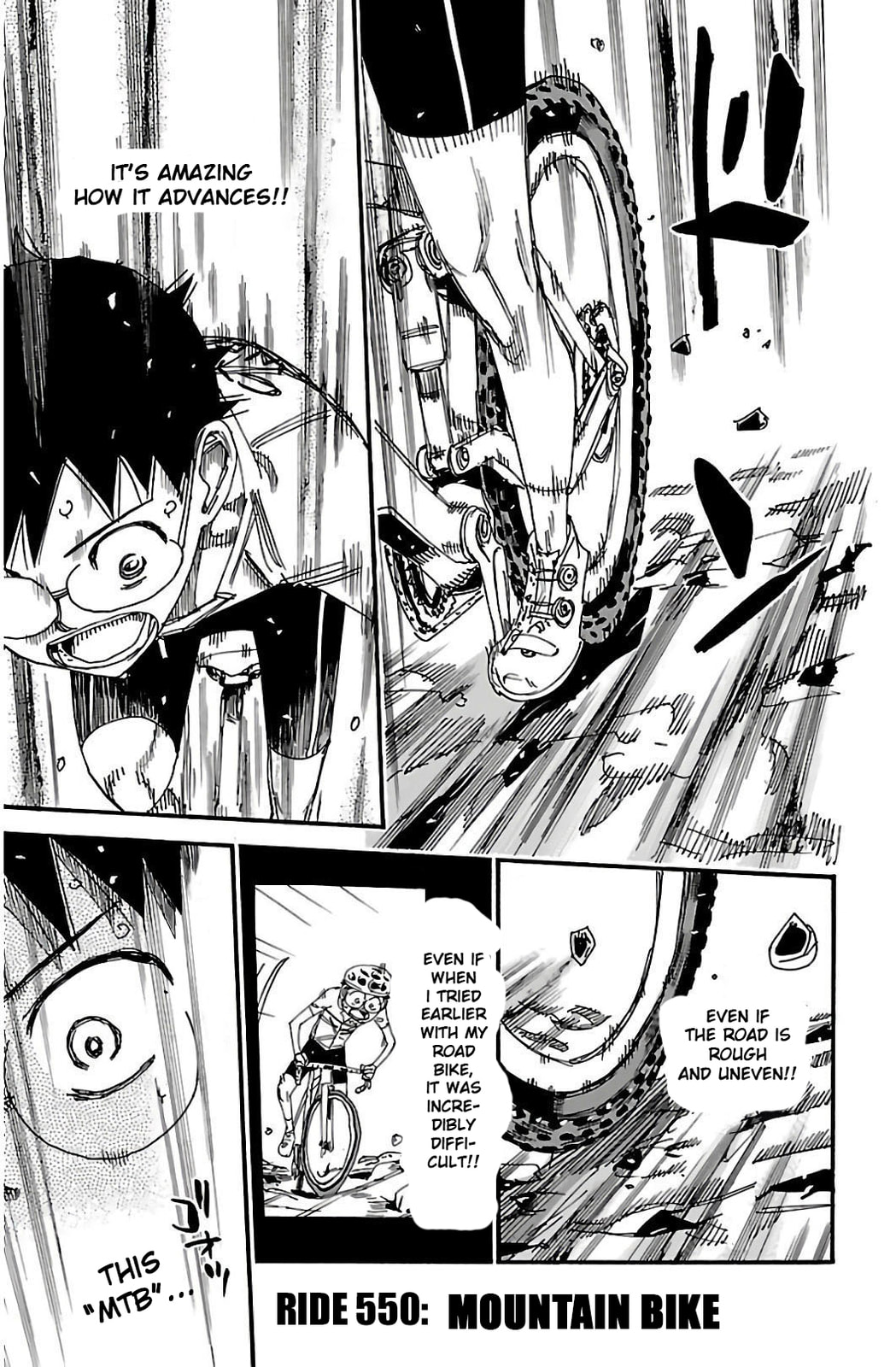 Yowamushi Pedal Chapter 550 page 2 - 