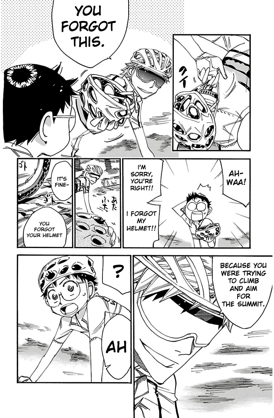 Yowamushi Pedal Chapter 550 page 8 - 