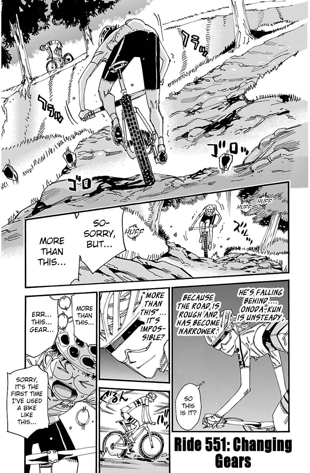 Yowamushi Pedal Chapter 551 page 1 - 