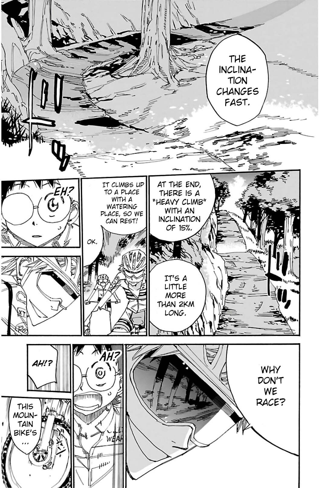 Yowamushi Pedal Chapter 551 page 15 - 