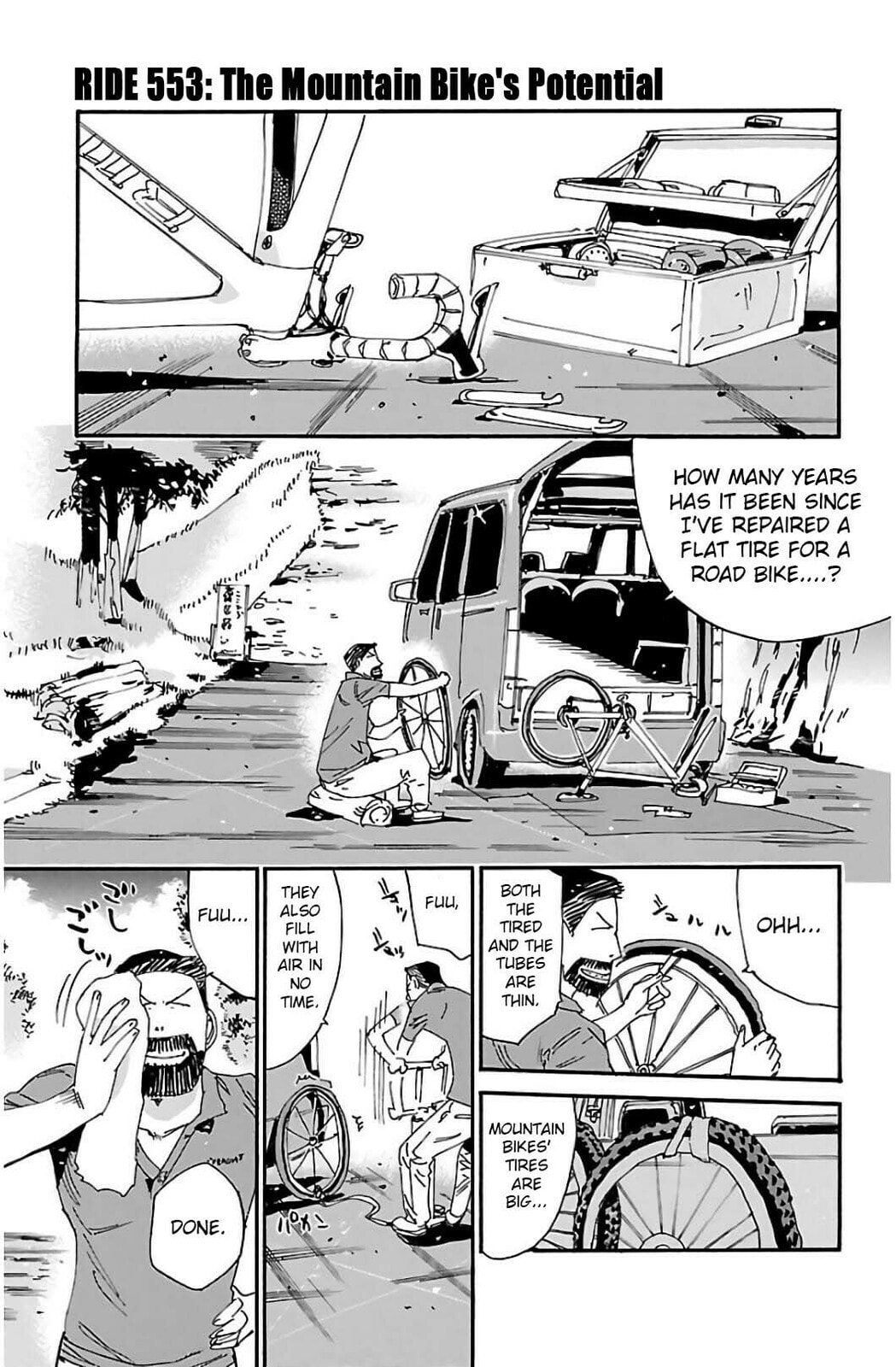Yowamushi Pedal Chapter 553 page 1 - 