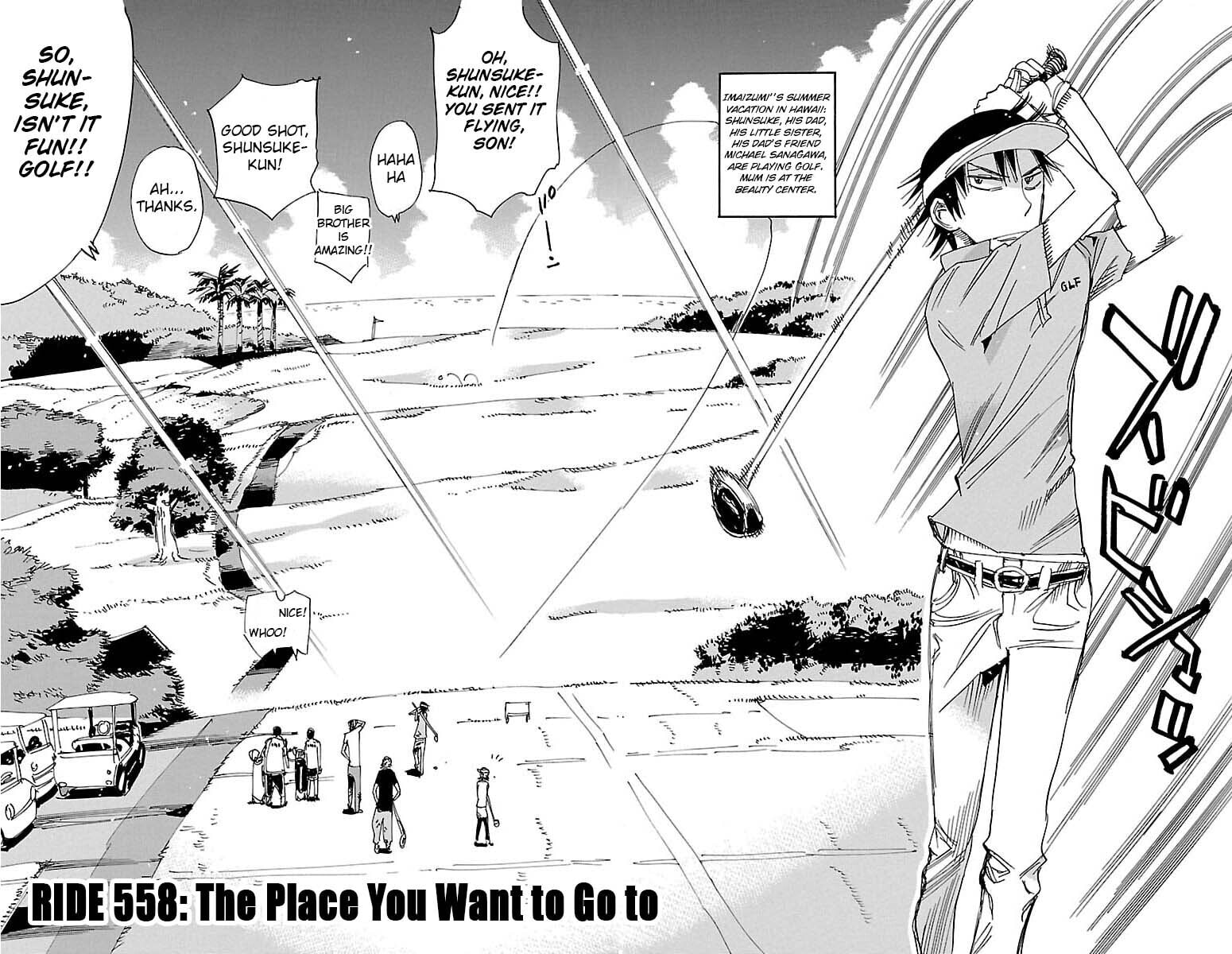 Yowamushi Pedal Chapter 558 page 2 - 