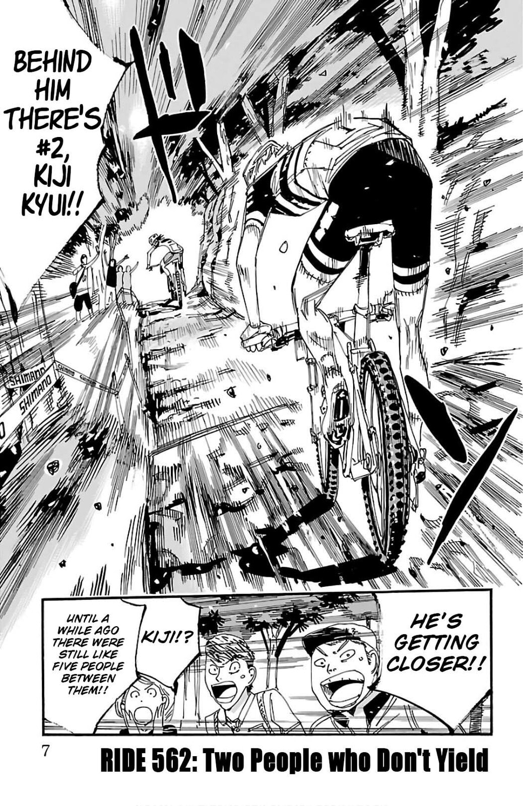 Yowamushi Pedal Chapter 562 page 1 - 