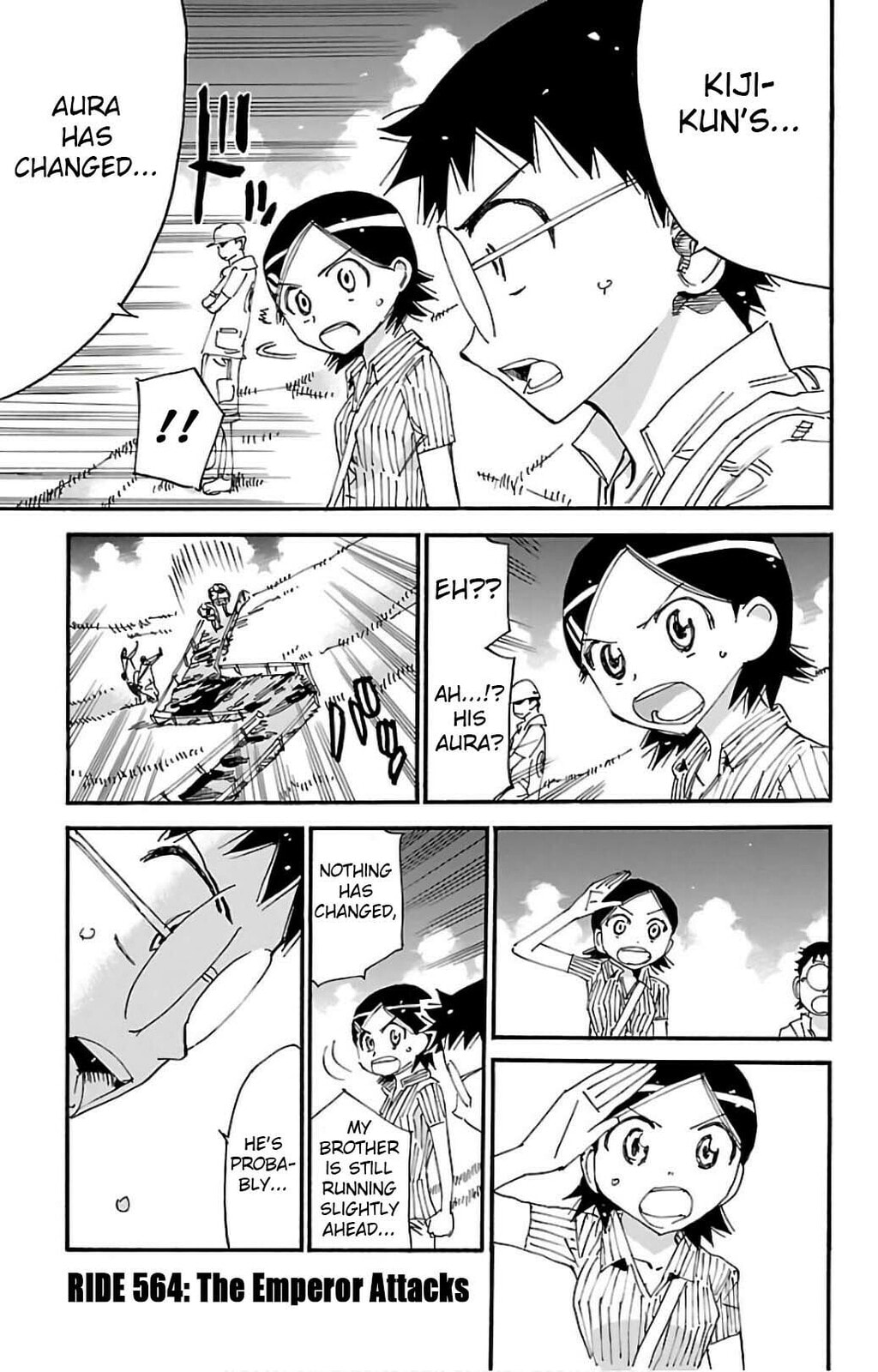 Yowamushi Pedal Chapter 564 page 1 - 