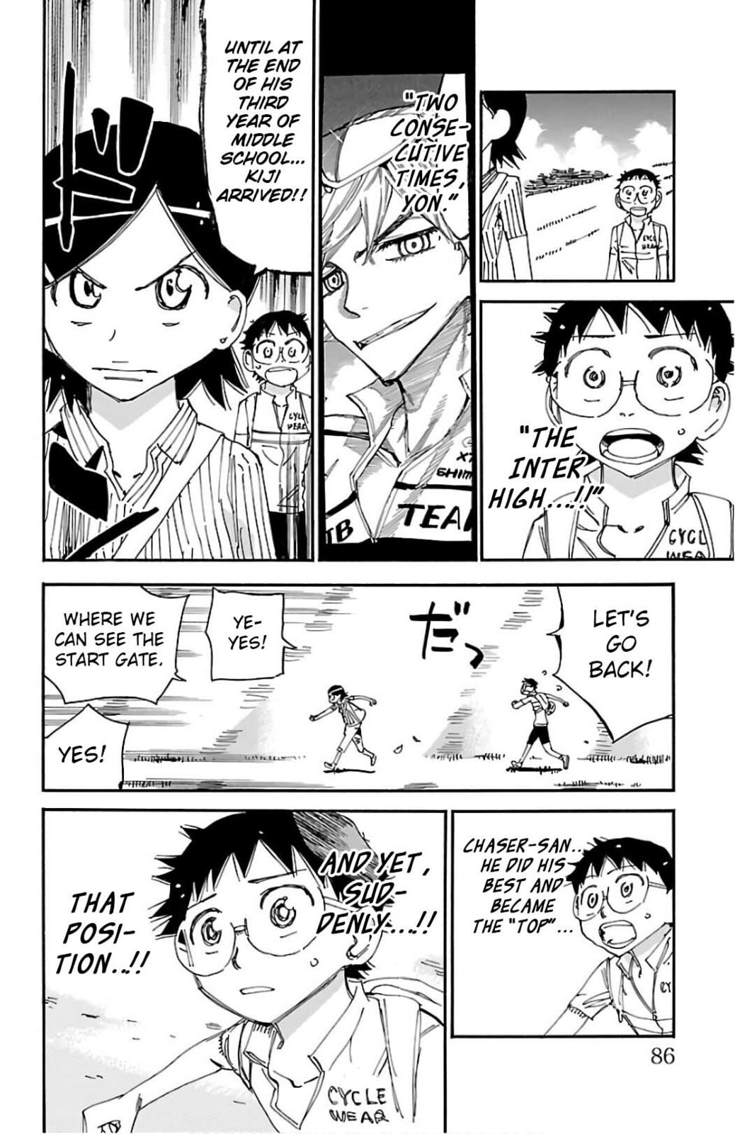 Yowamushi Pedal Chapter 565 page 14 - 