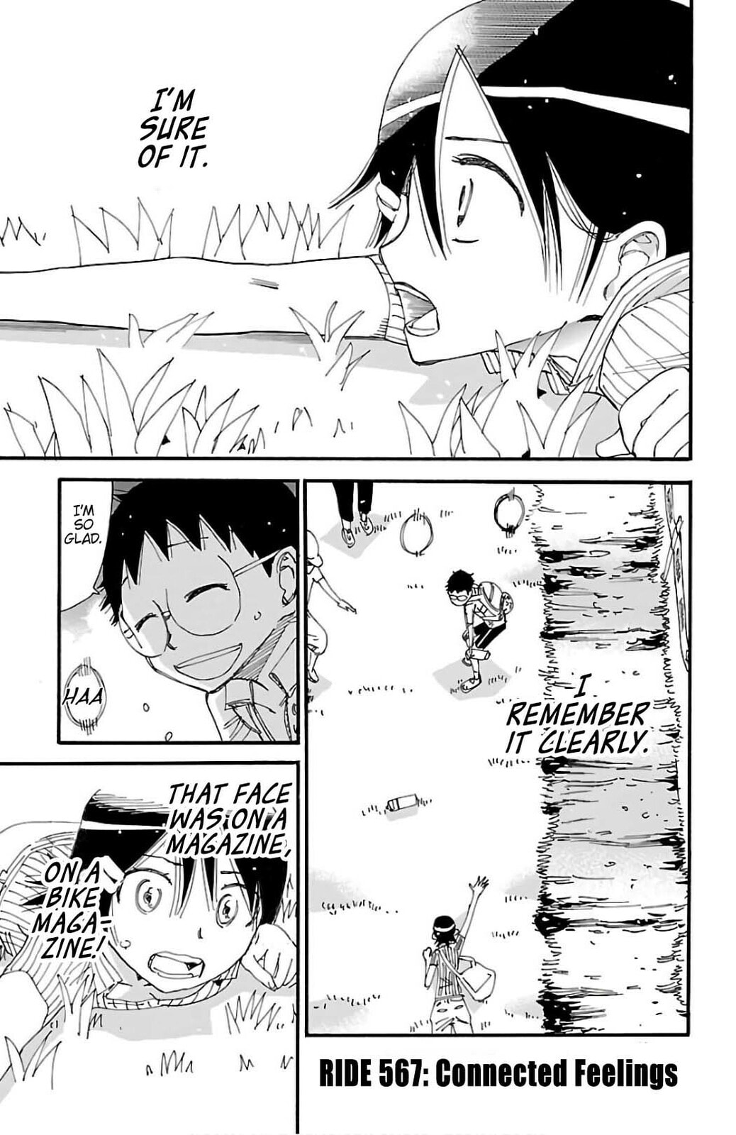 Yowamushi Pedal Chapter 567 page 1 - 