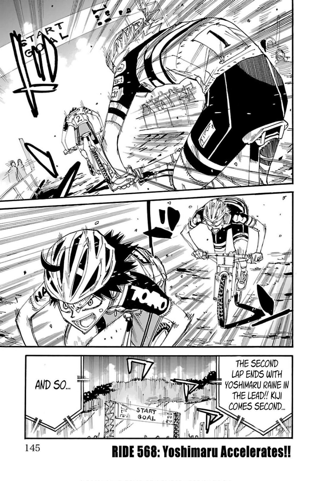 Yowamushi Pedal Chapter 568 page 1 - 