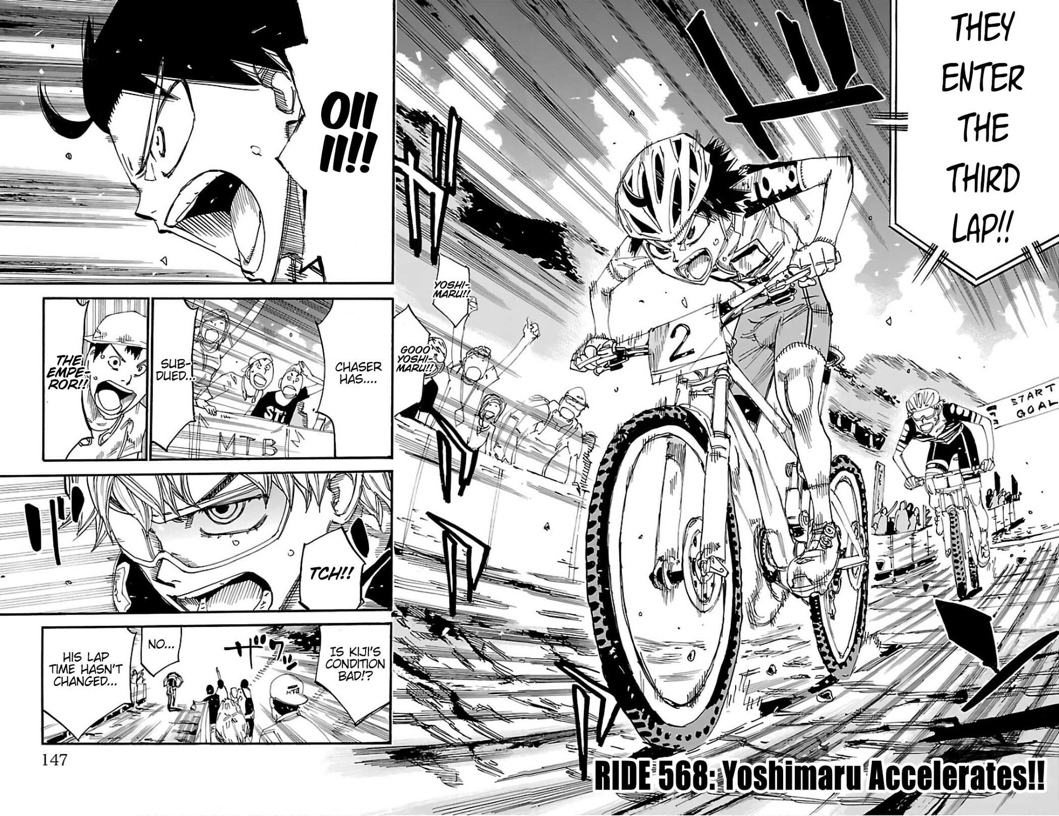Yowamushi Pedal Chapter 568 page 2 - 