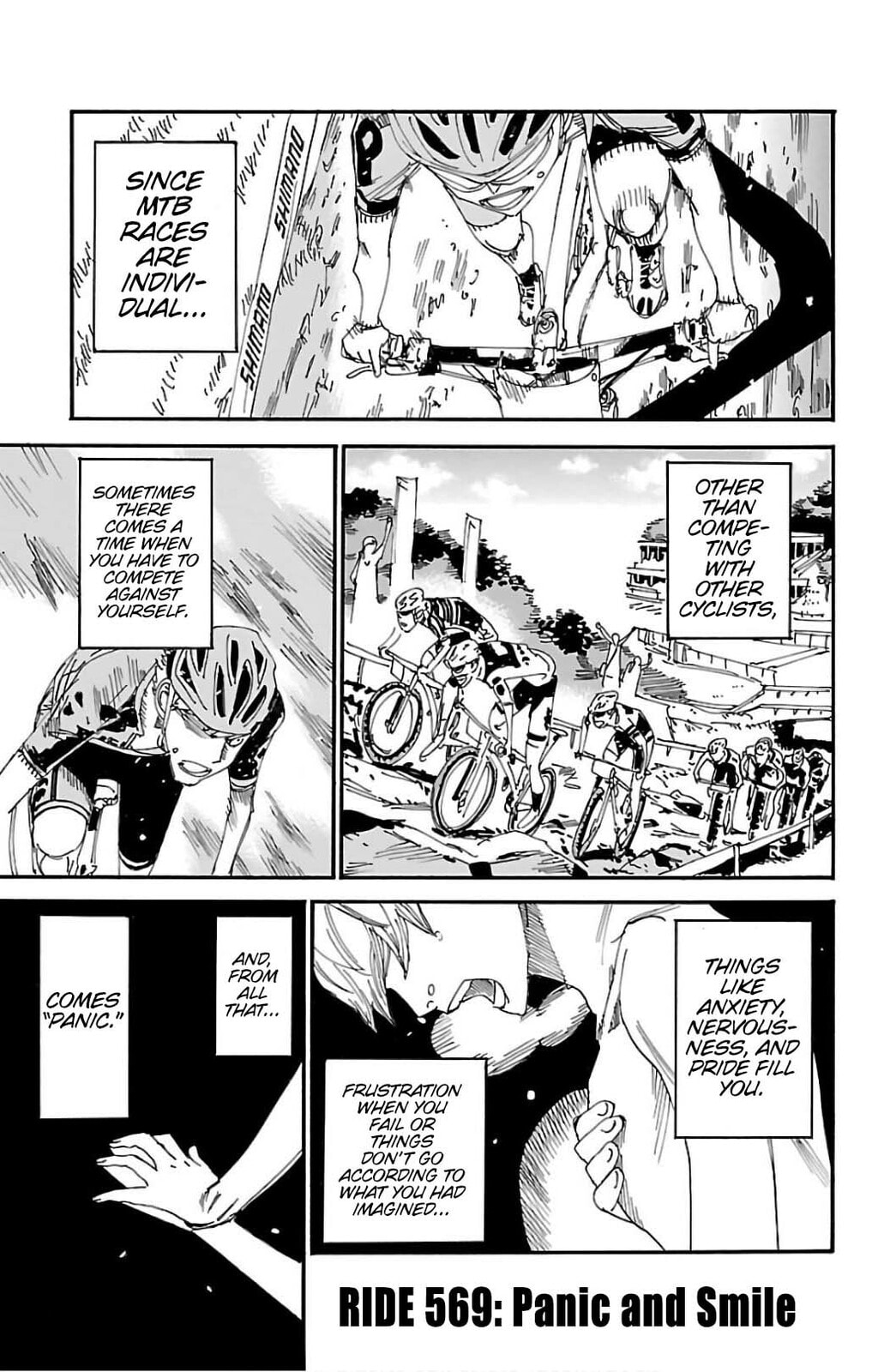 Yowamushi Pedal Chapter 569 page 1 - 