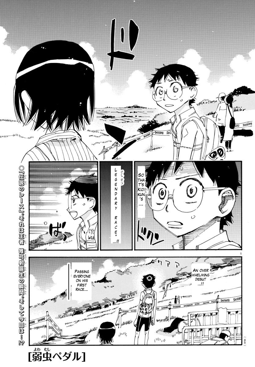 Yowamushi Pedal Chapter 571 page 1 - 