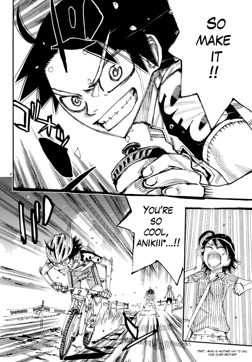 Yowamushi Pedal Chapter 571 page 8 - 