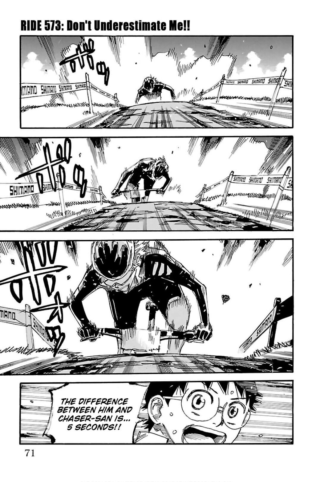 Yowamushi Pedal Chapter 573 page 1 - 