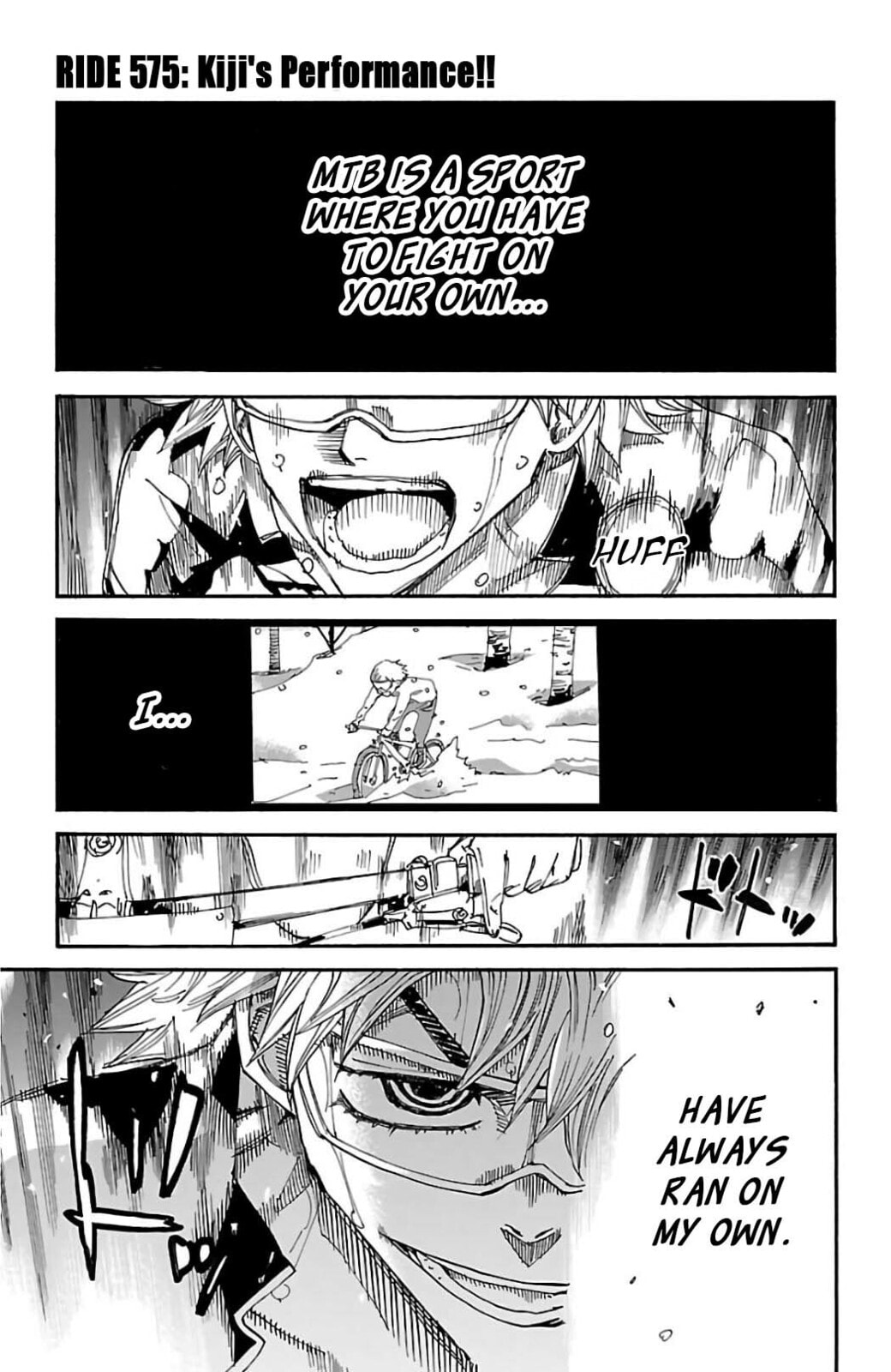 Yowamushi Pedal Chapter 575 page 1 - 