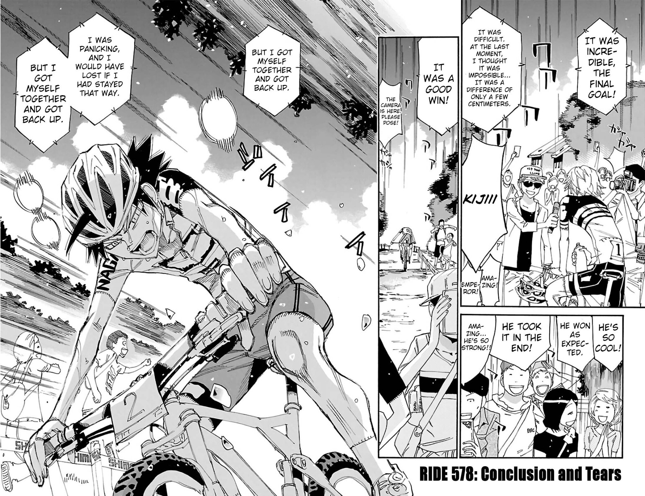 Yowamushi Pedal Chapter 578 page 2 - 