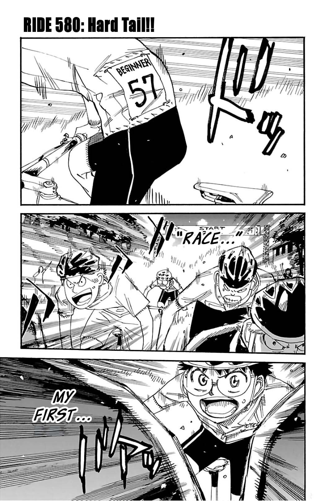 Yowamushi Pedal Chapter 580 page 1 - 