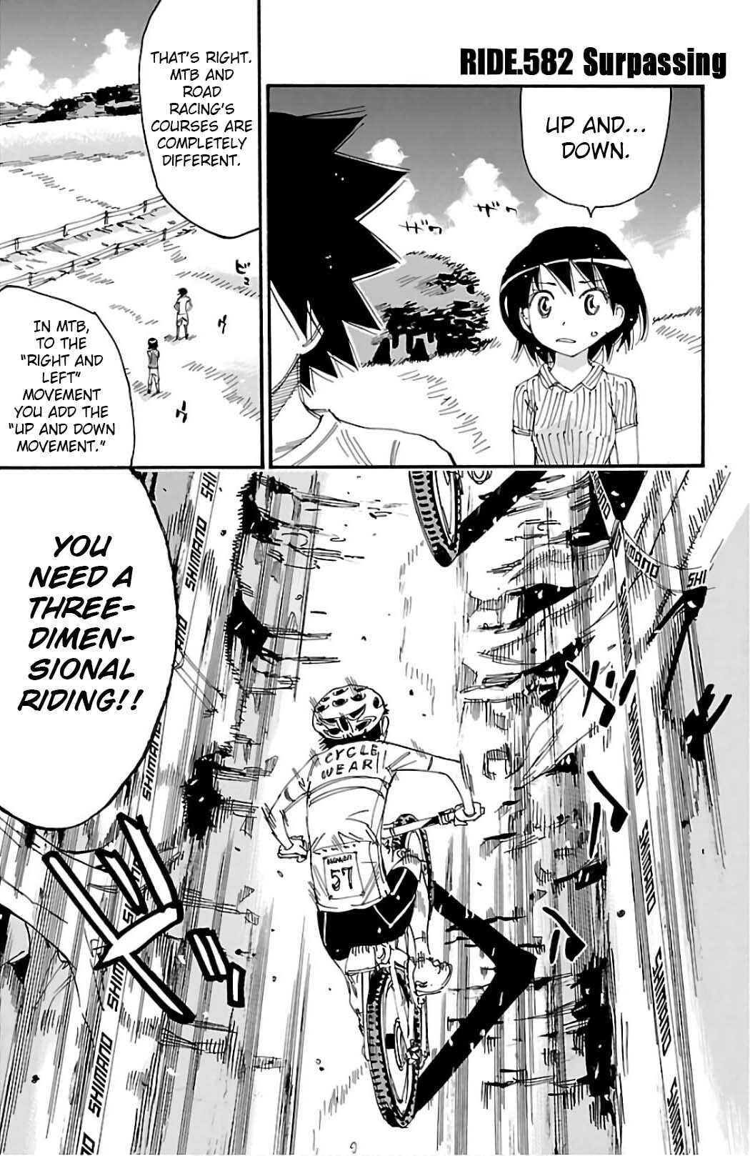 Yowamushi Pedal Chapter 582 page 1 - 
