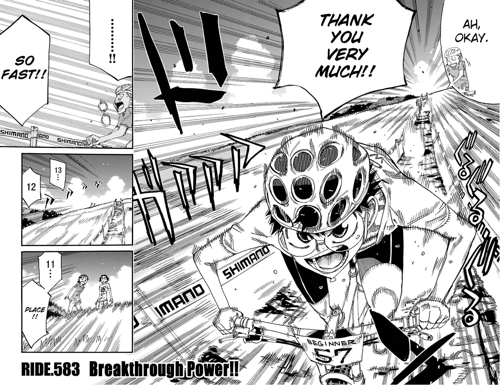 Yowamushi Pedal Chapter 583 page 2 - 