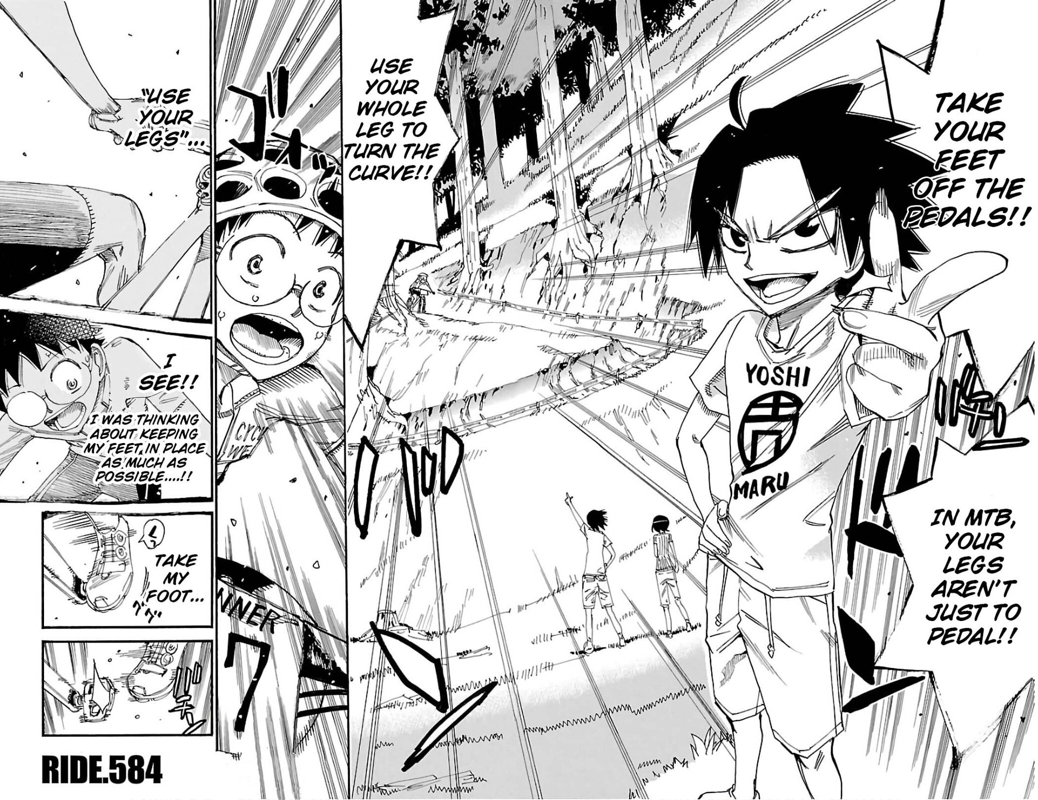 Yowamushi Pedal Chapter 584 page 4 - 