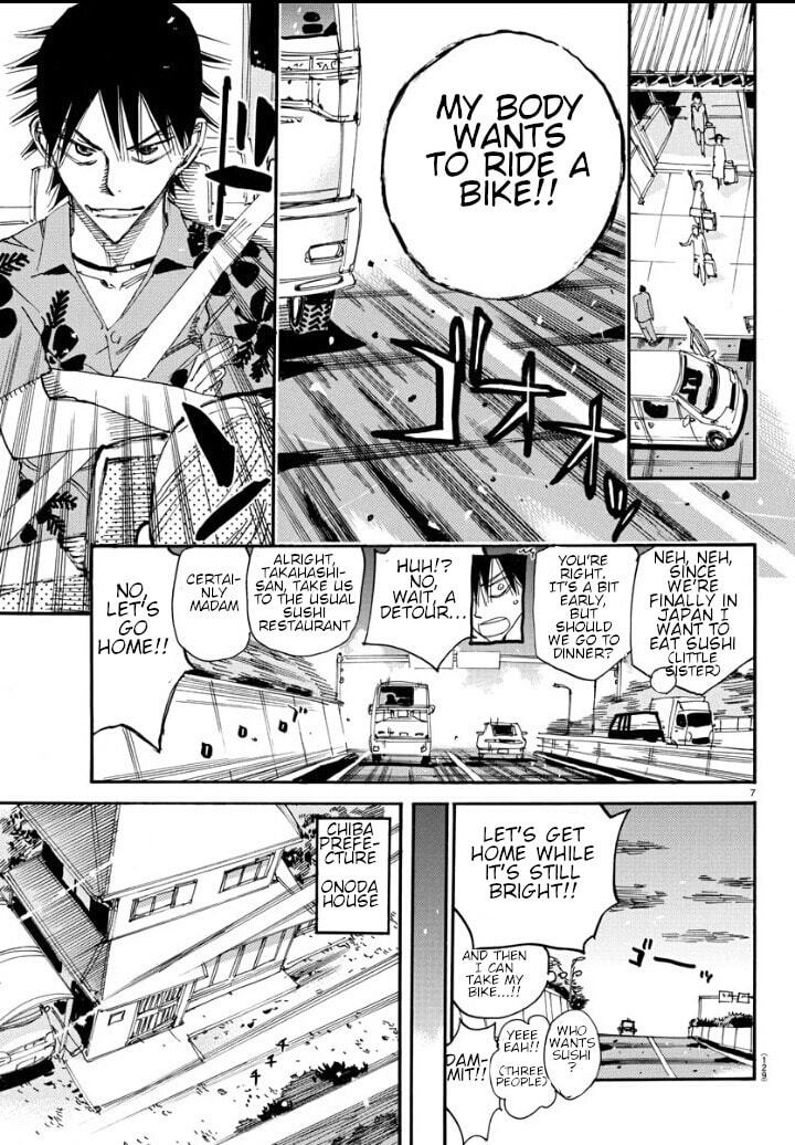 Yowamushi Pedal Chapter 603 page 7 - 