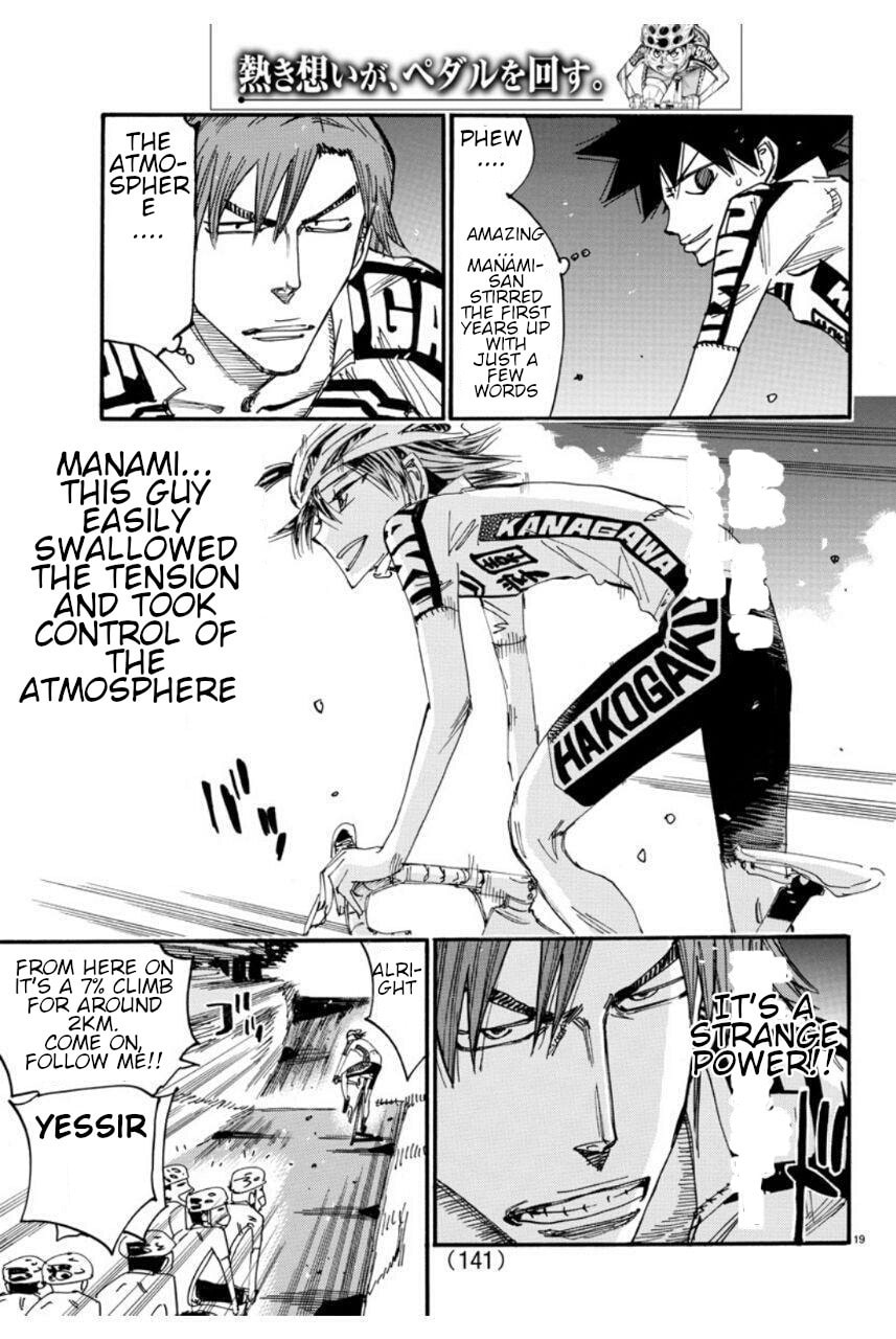Yowamushi Pedal Chapter 608 page 21 - 