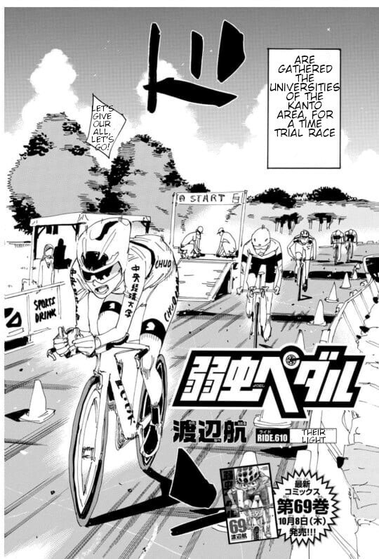Yowamushi Pedal Chapter 610 page 3 - 